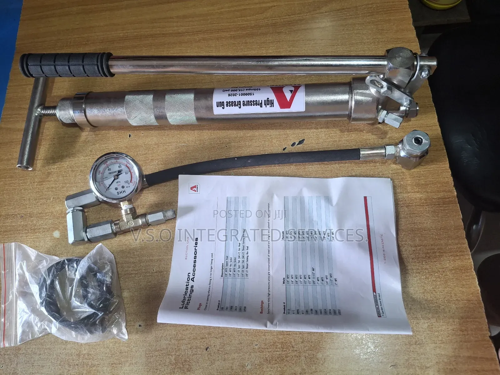 15,000 Psi High Pressure Grease Gun