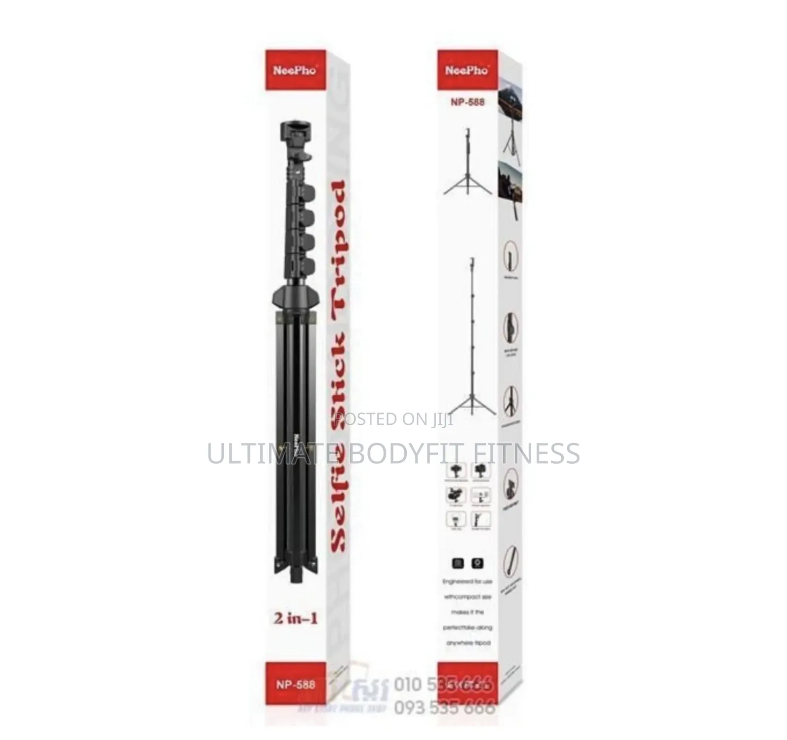 Brand New Selfie Np-588 2in1 Tripod Selfie Stick Stand Tripod