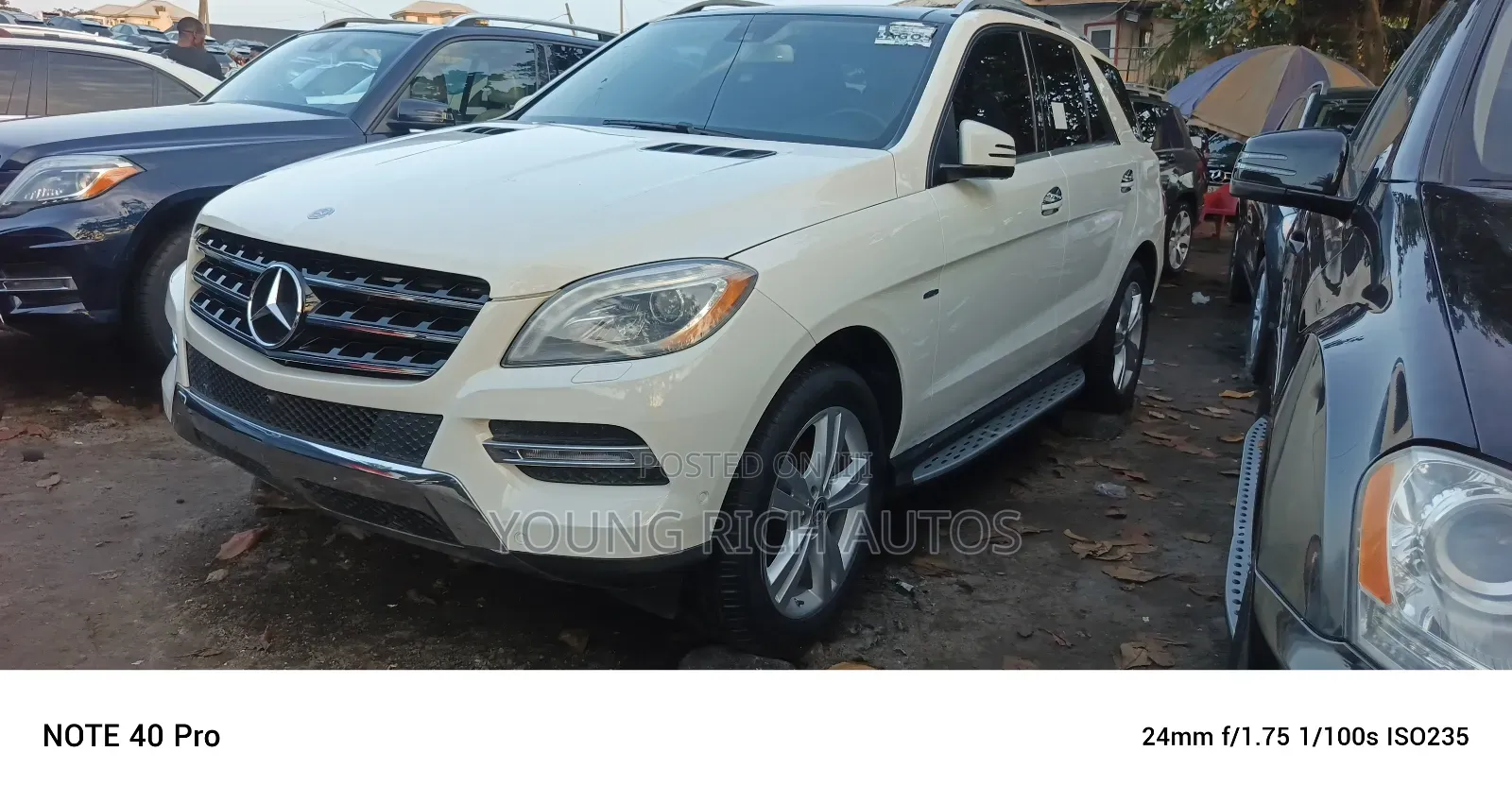 Mercedes-Benz M Class 2015 White