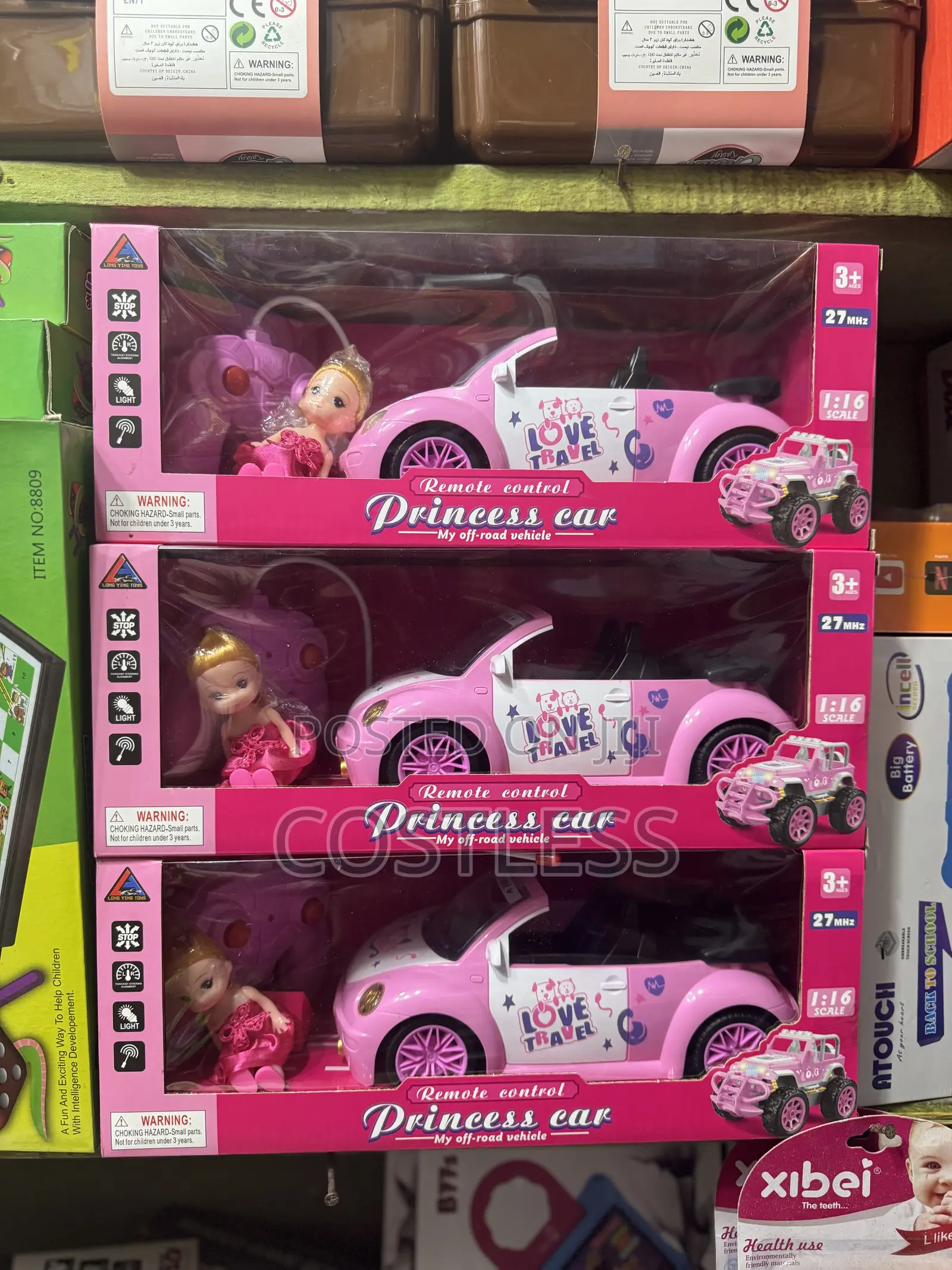 Princess Doll Toy Car