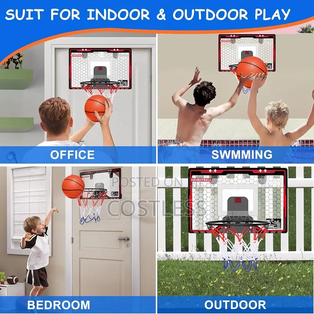 Mini Basketball Hoop for Kids With Ball