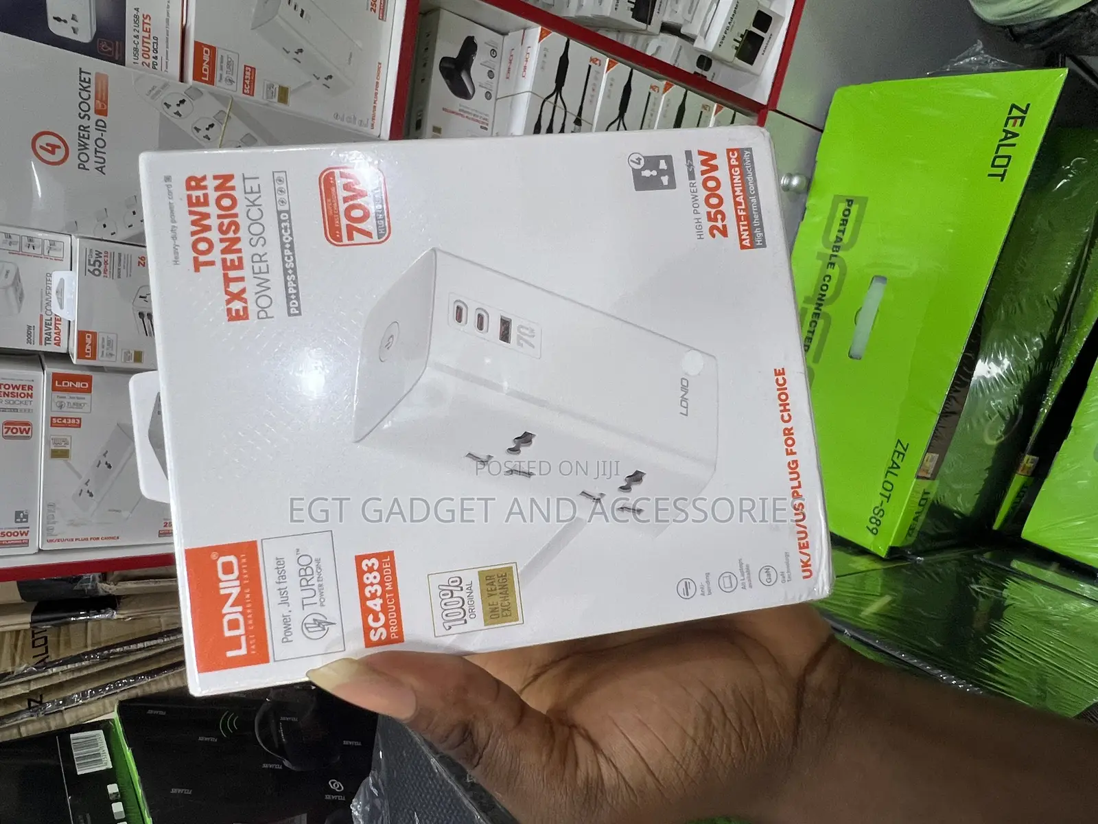 Ldnio Sc4383 Tower Extension Power Socket .