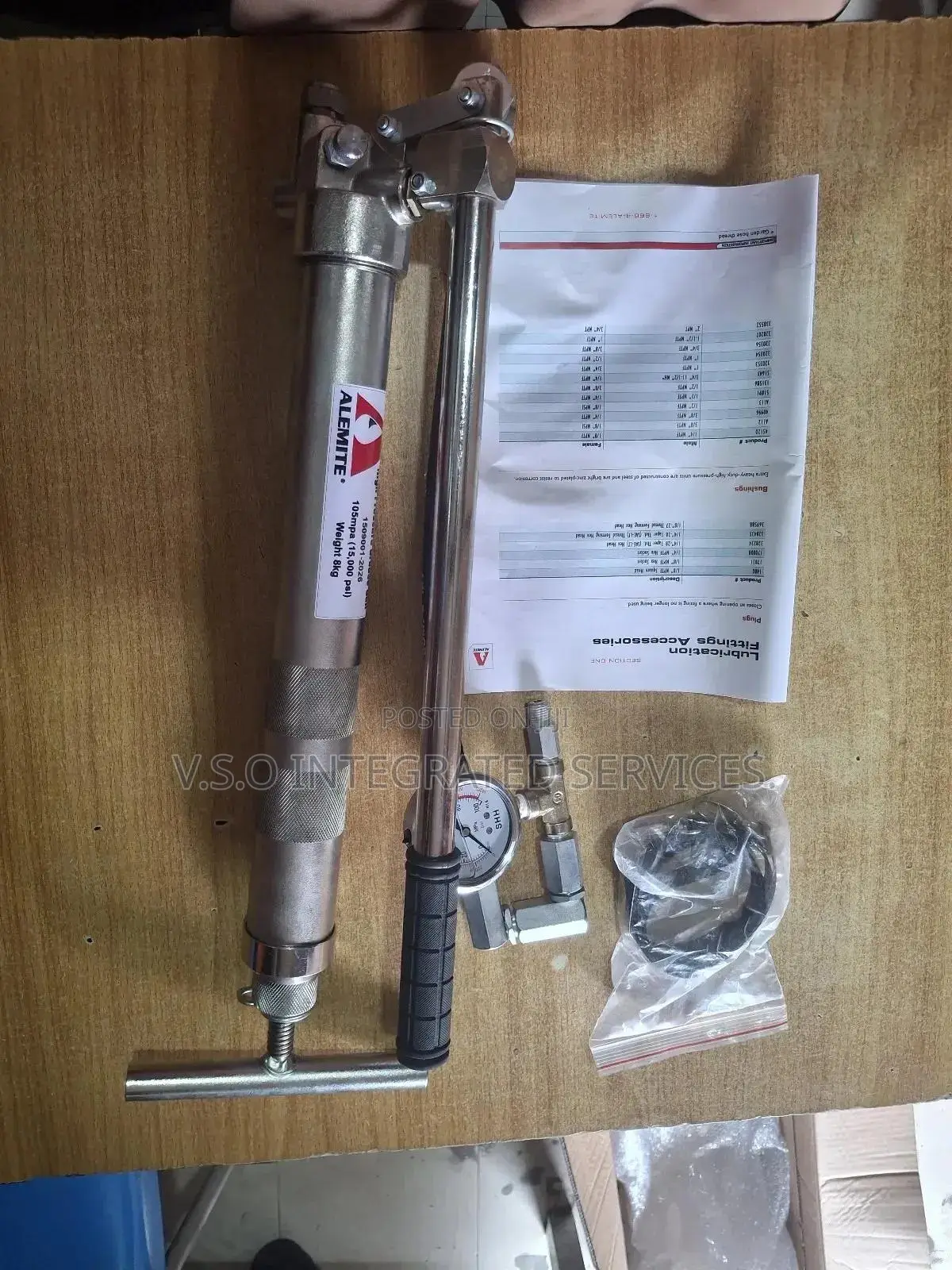 15,000 Psi High Pressure Grease Gun