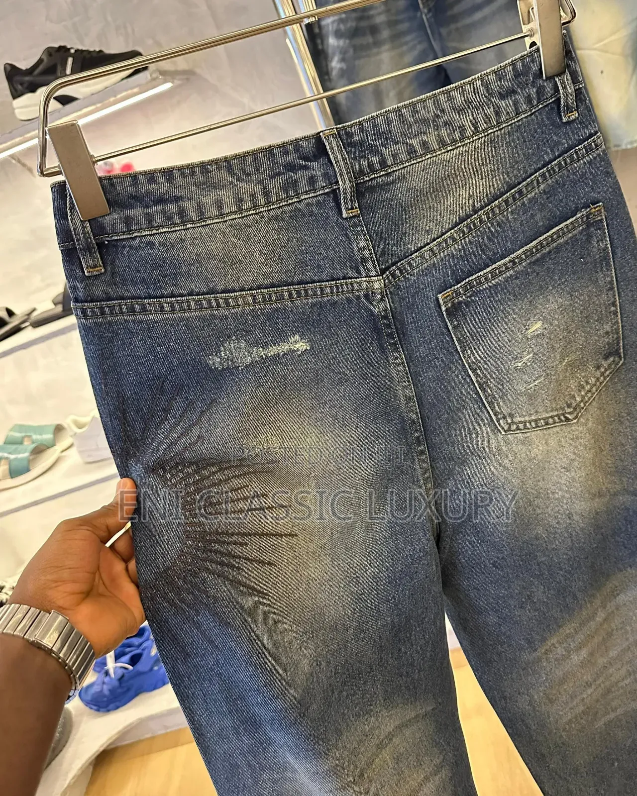 Pure Quality Luxury Men's Cargo Jeans Well Branded