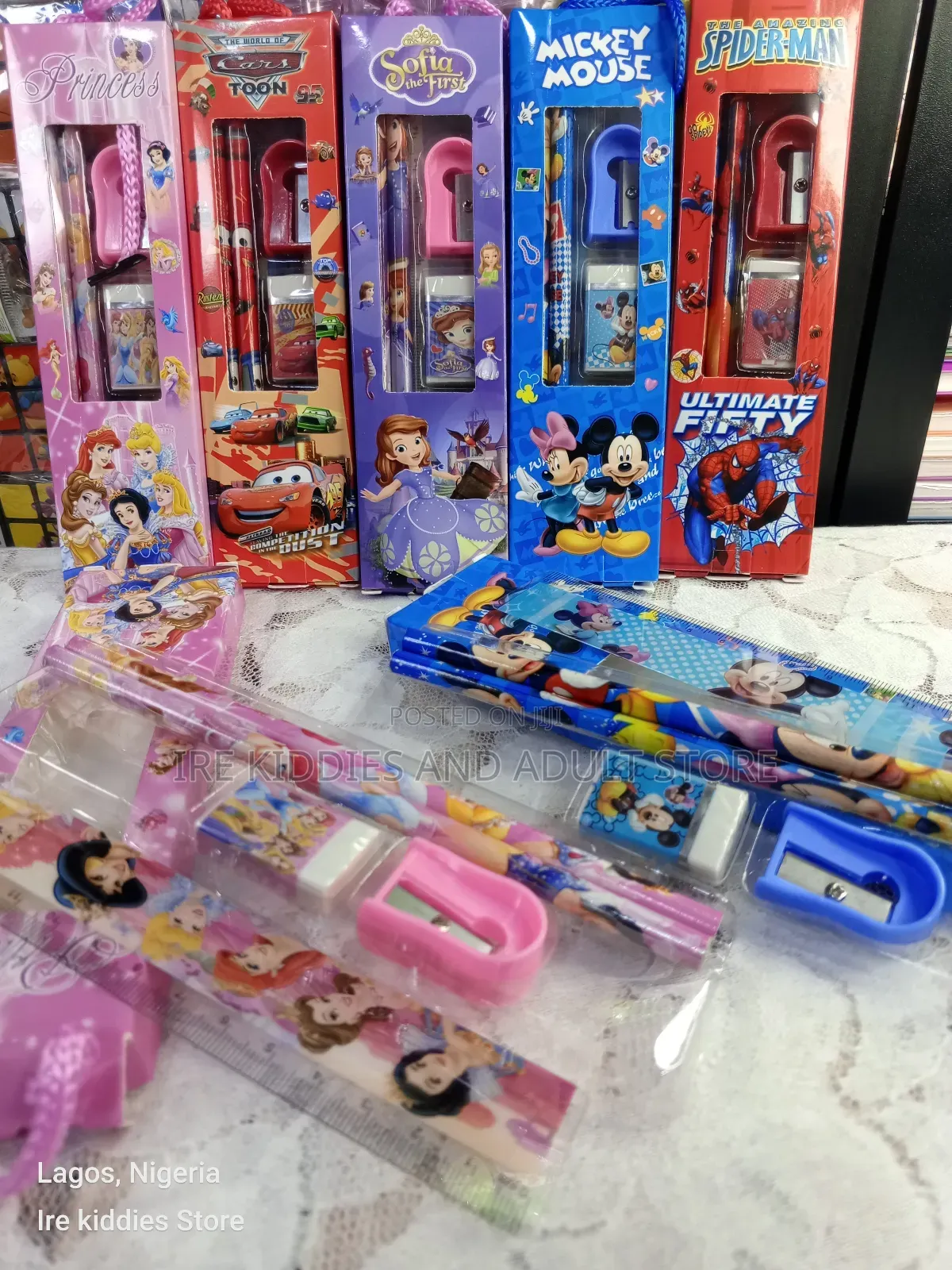 12packs of Disney Character Stationery Sets