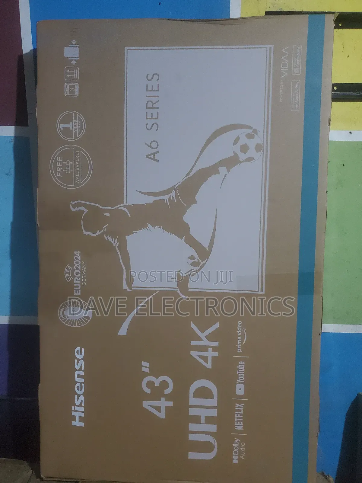 Hisense 43 Inches Brand New Vida Smart Tv