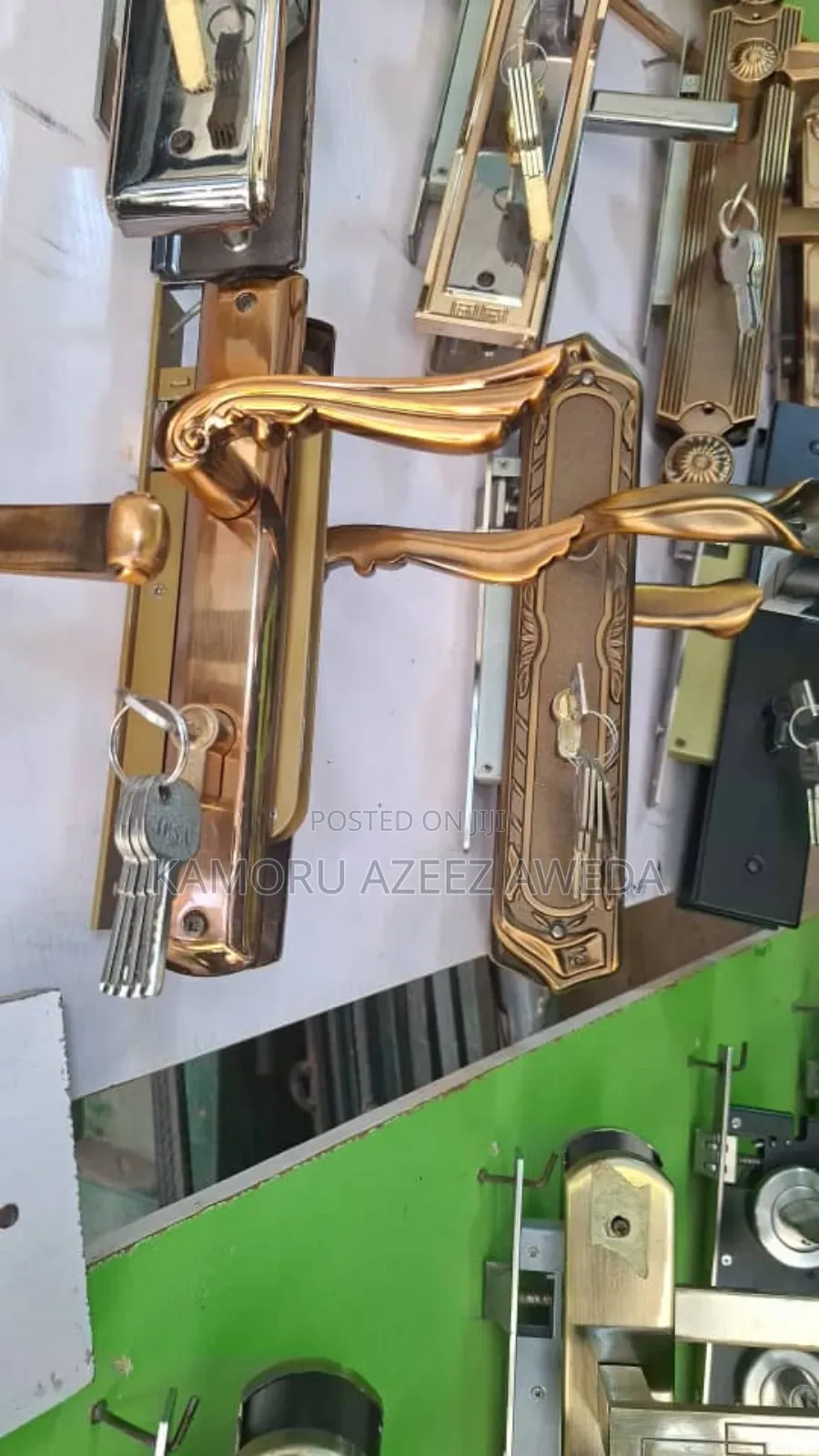 Icsa Key for Meter and Wooding Door With Brass Cylinder