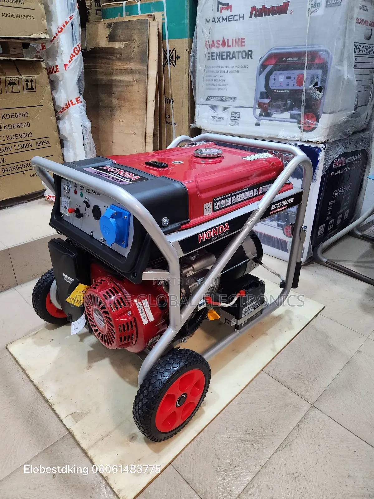 15kva Honda Generator 100% Copper Coil Key Start Remote Control