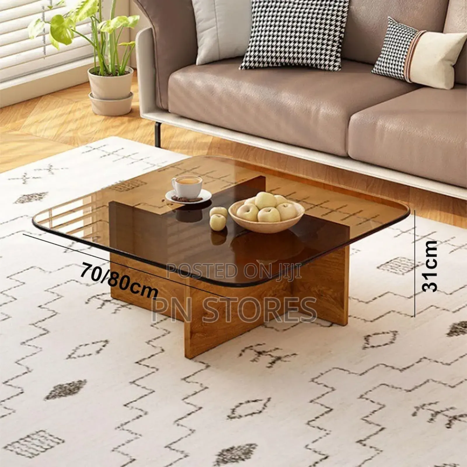Square Glass Center Table