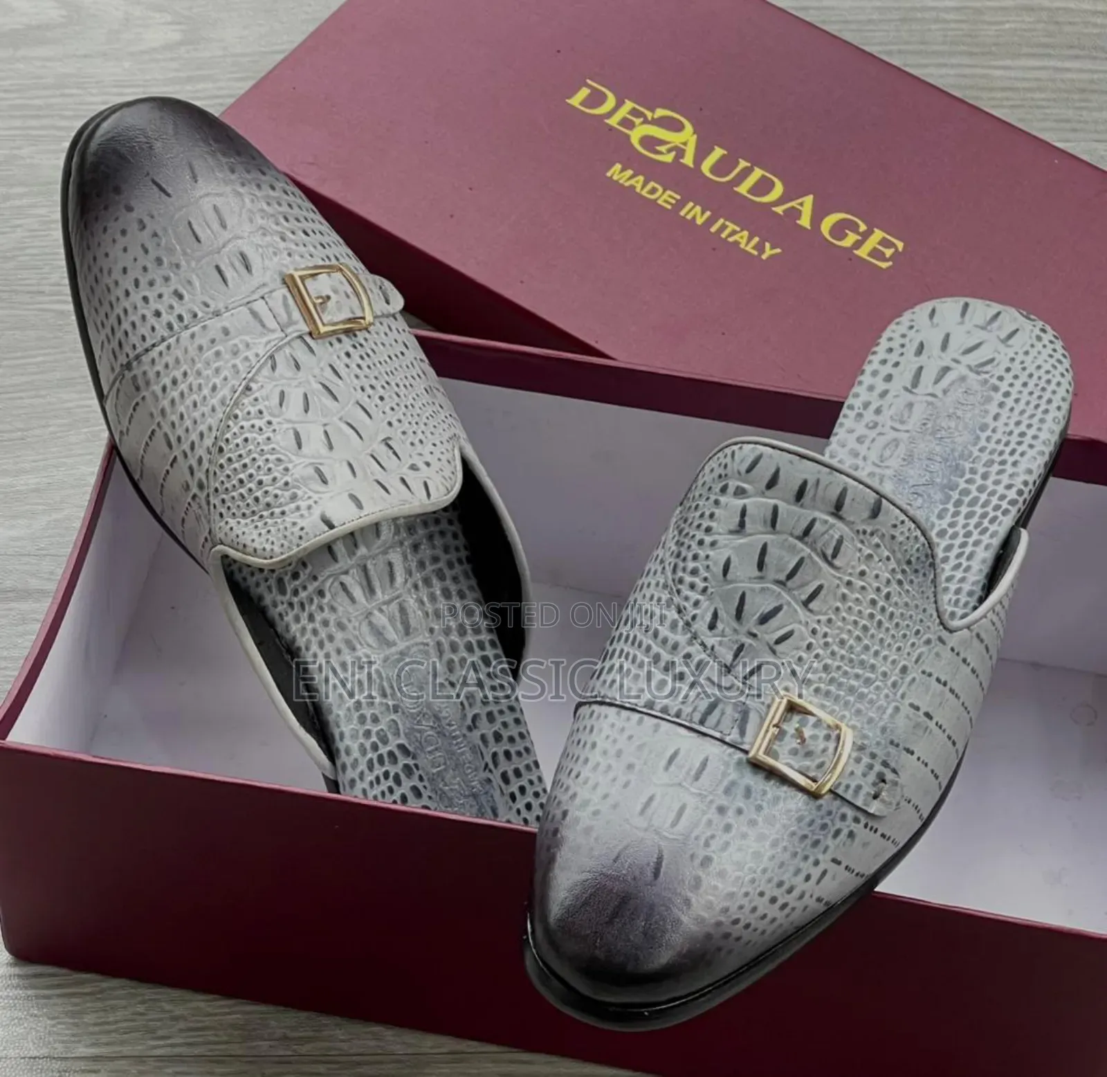 Pure Quality Luxury Men's Half Shoes Gucci 100% Leather Well Branded