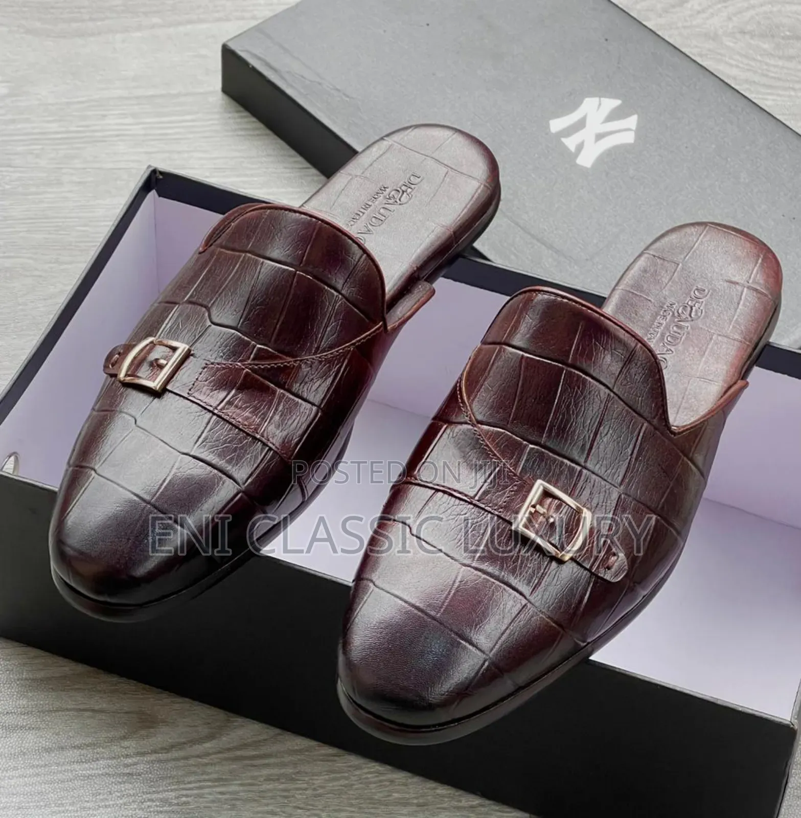 Pure Quality Luxury Men's Half Shoes Gucci 100% Leather Well Branded