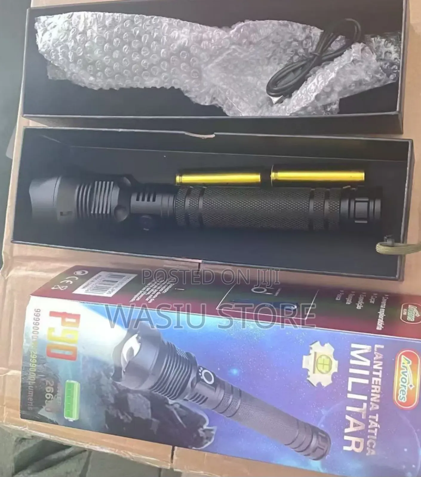 HL P90 Militar Rechargeable Torch Light