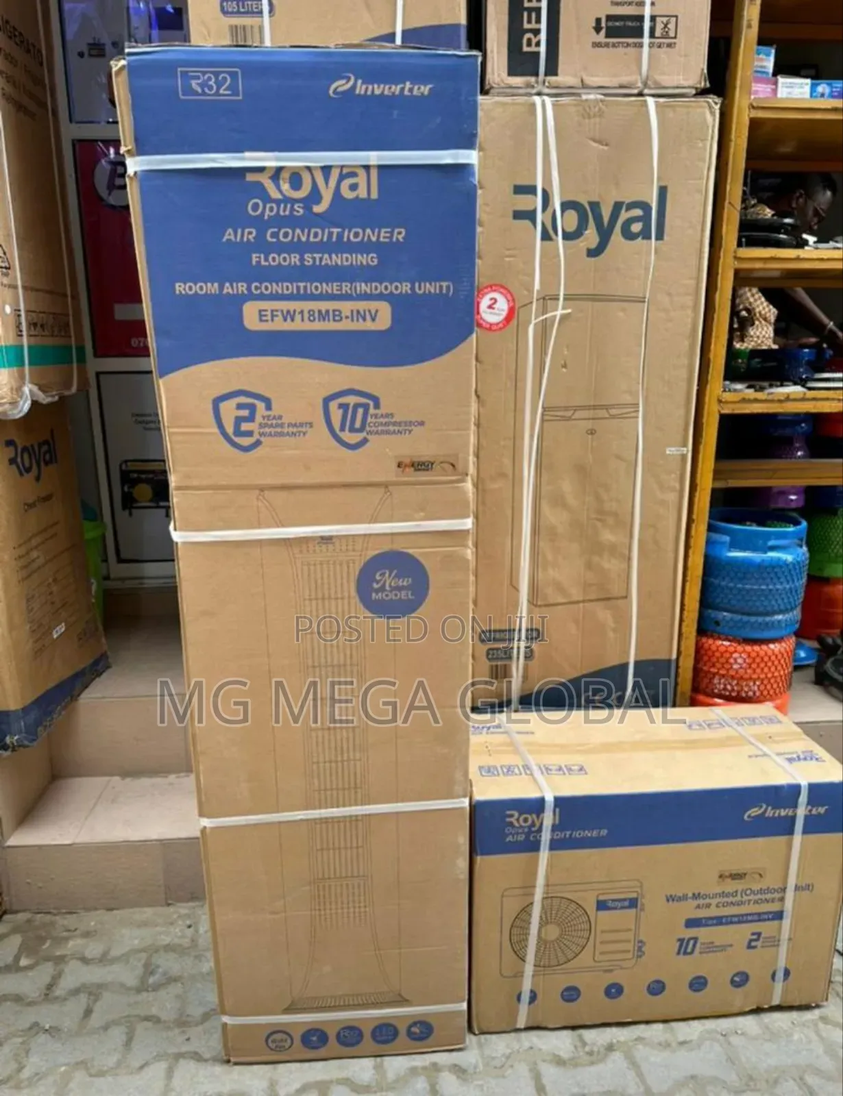 Royal Burg Khalifa Round 2hp Inverter Standing Ac