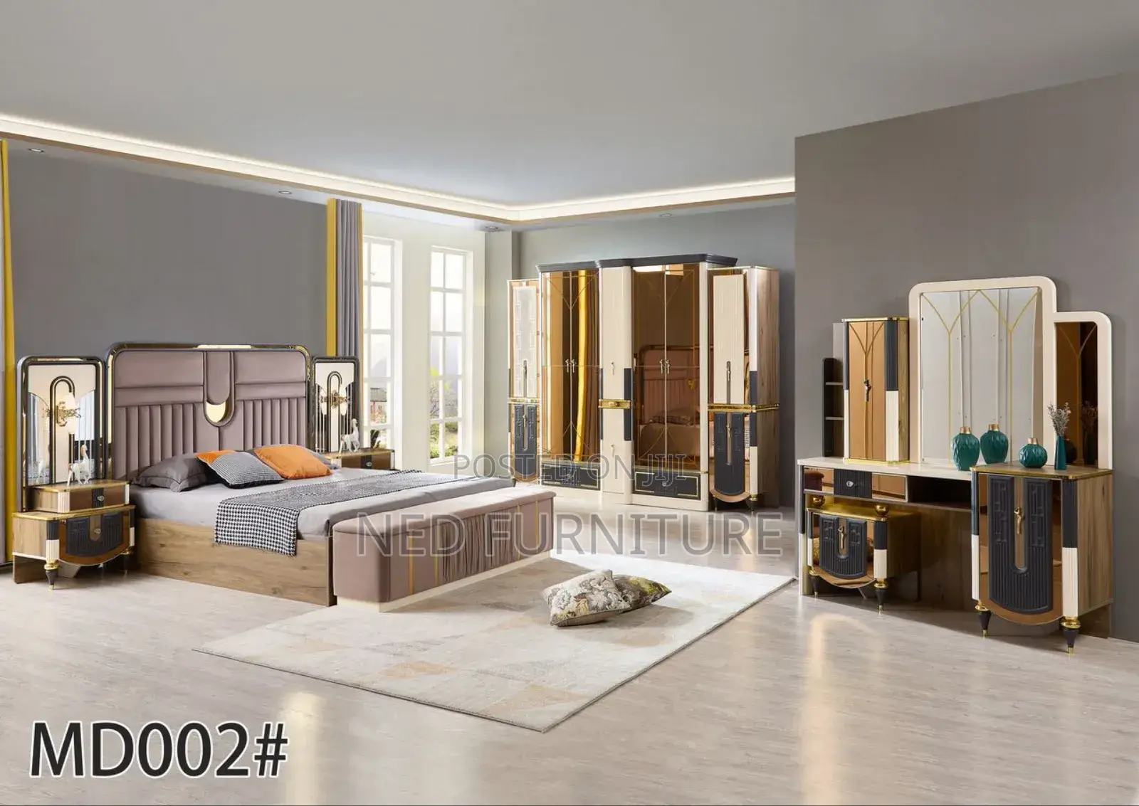 Complete Bed Set And Wardrobe