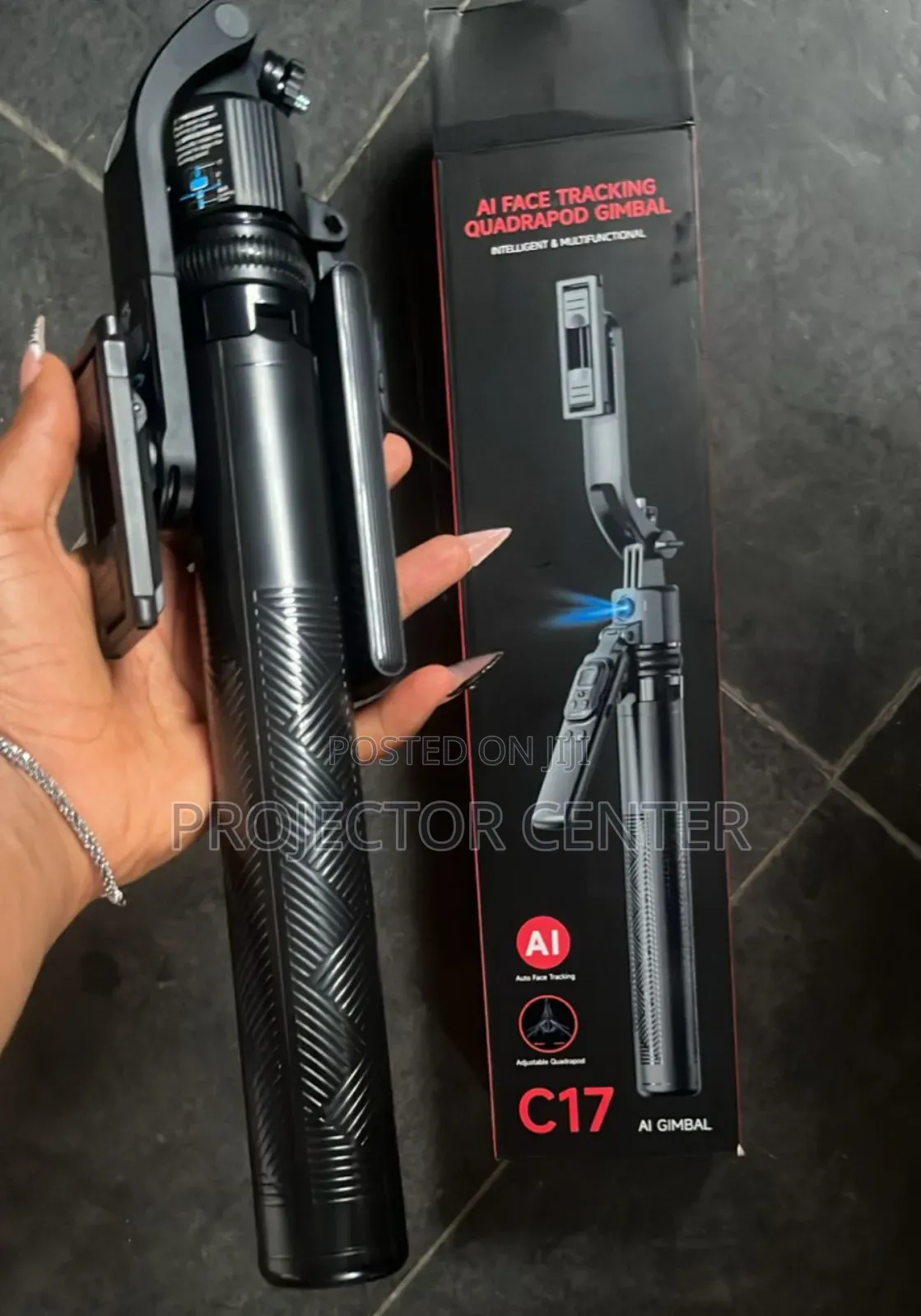 C17 Ai Face Tracking Quadrapod Gimbal