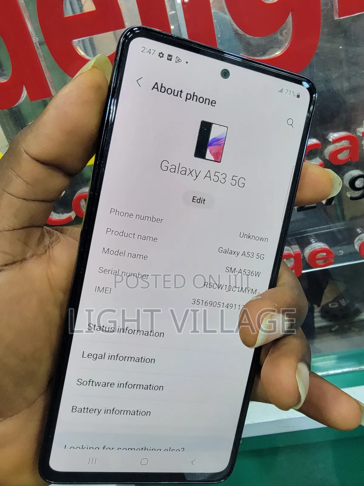 Samsung Galaxy A53 5G 128 GB Black