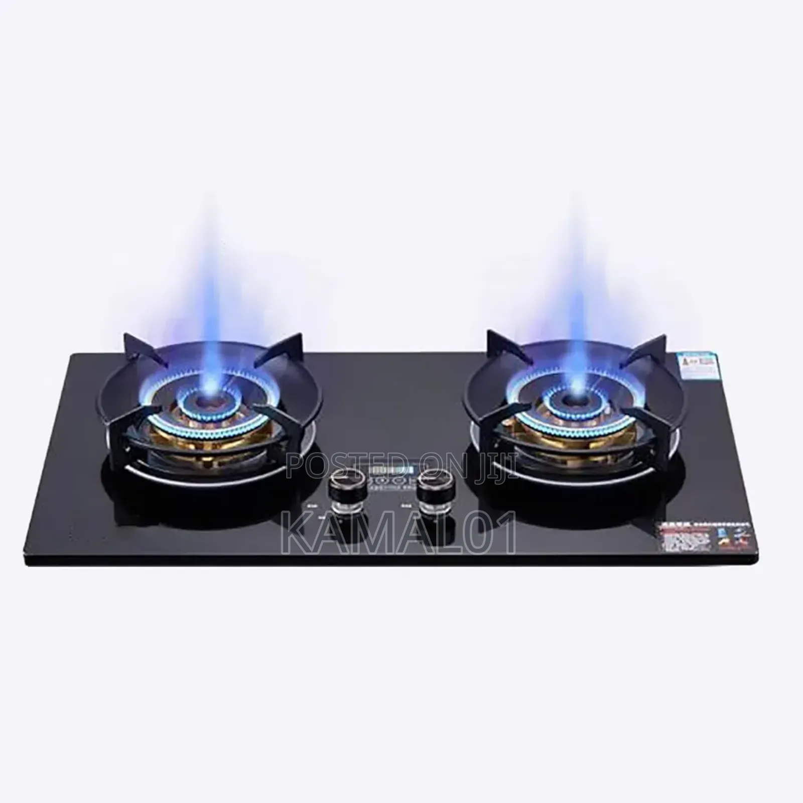 Gas Stove 75cm Stainless Steel Embedded Gas Stove 2 Burners