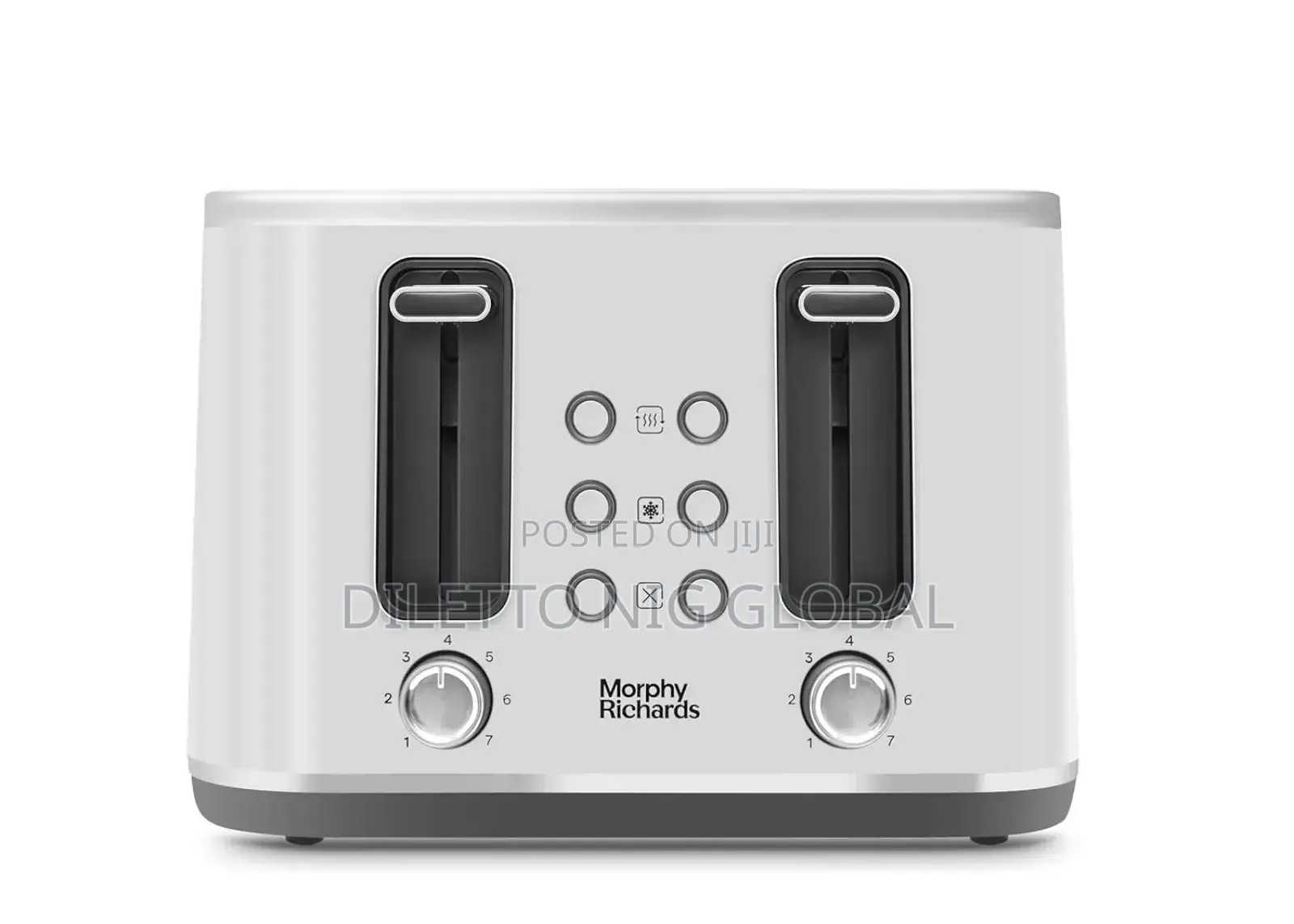Morphy Richards 4 Slice Toaster, Browning Controls, Reheat, Defrost