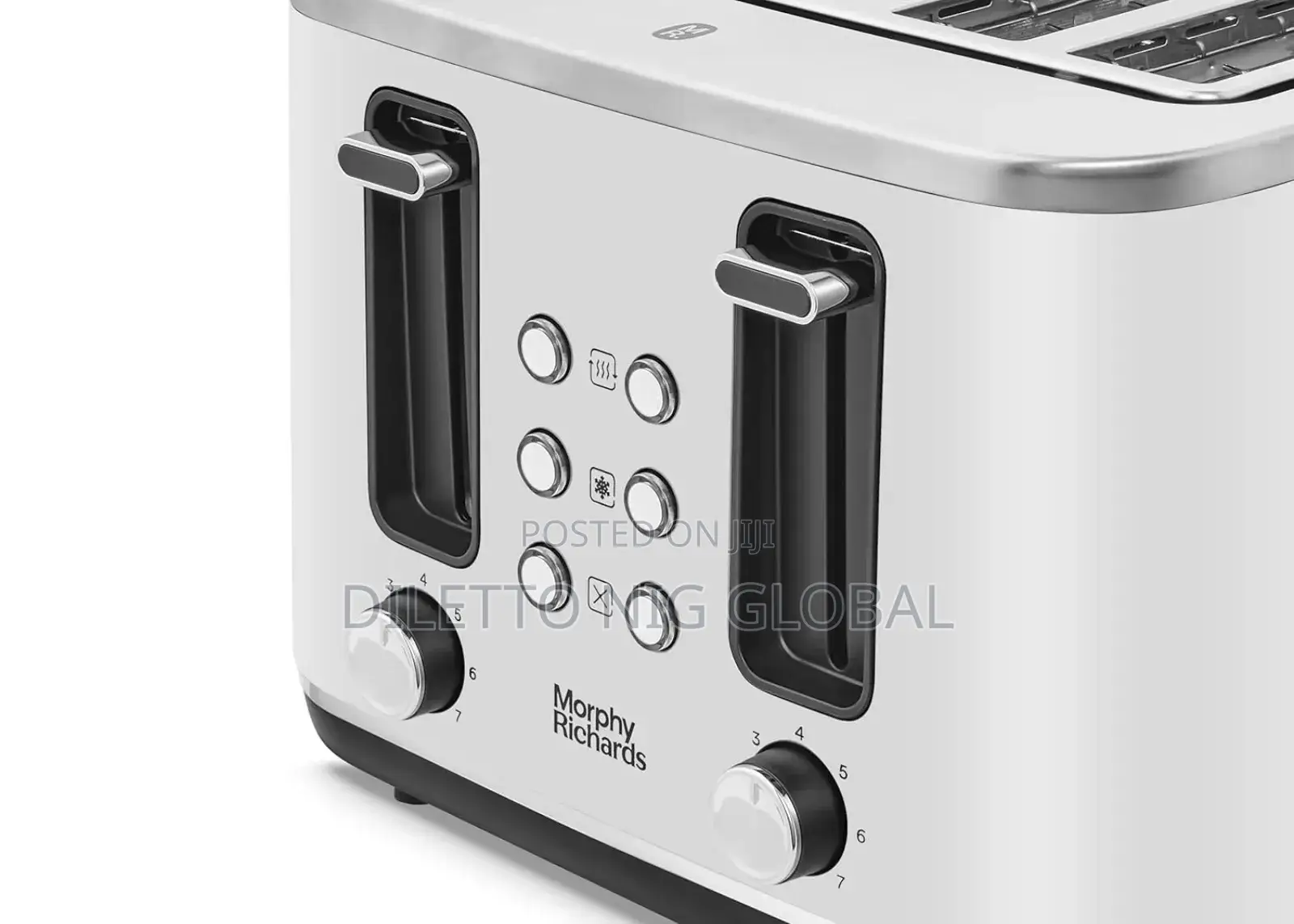 Morphy Richards 4 Slice Toaster, Browning Controls, Reheat, Defrost