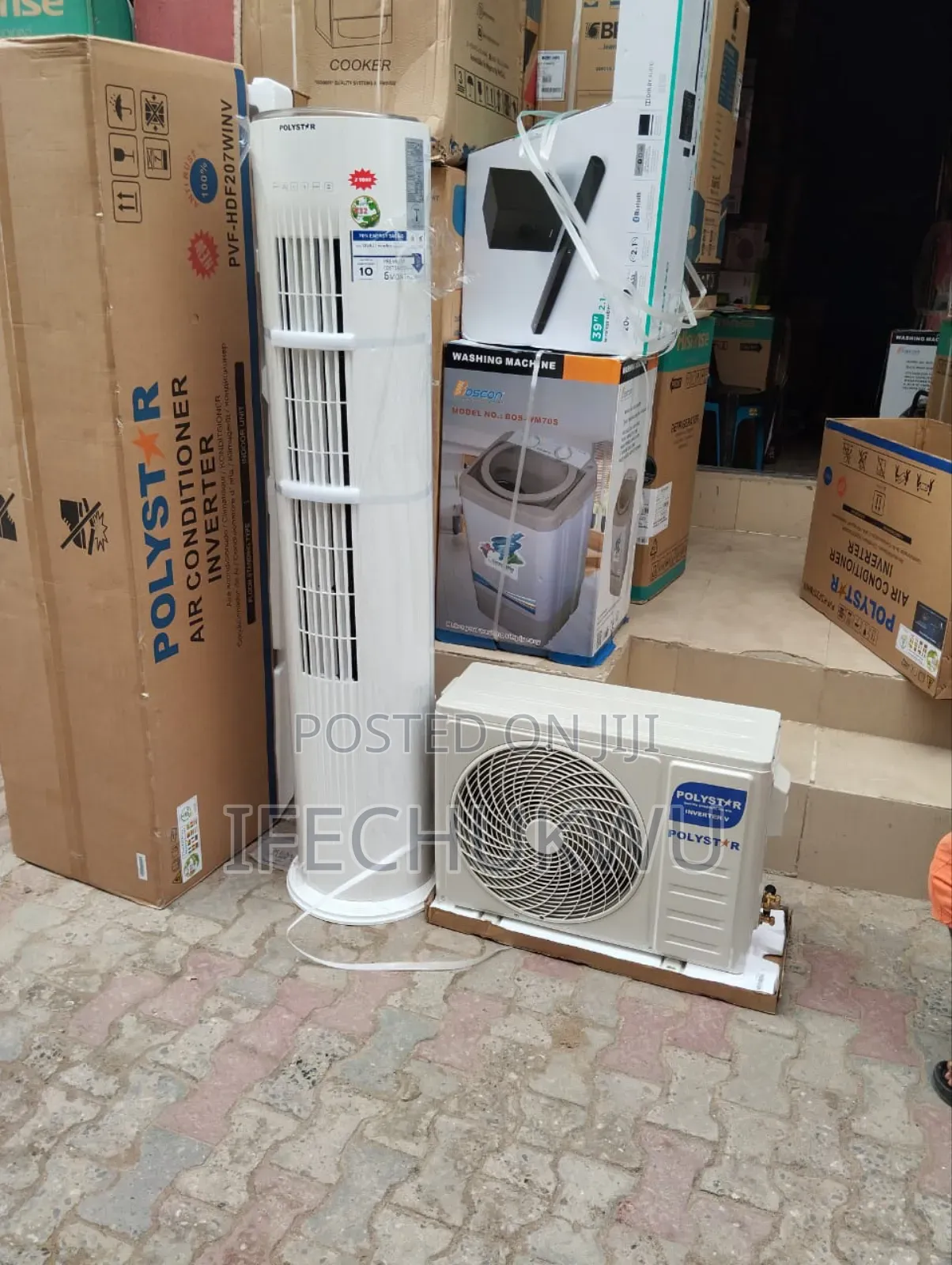Original Polystar Latest Model 3 Hp Inverter Standing Air Conditioner