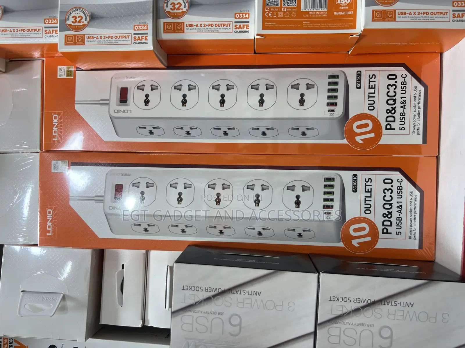 Ldnio Sc10610 30w 6-Port Usb Charger Power Extension