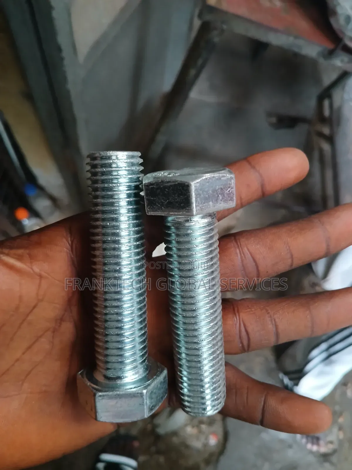 Steel Bolts With Nuts M20×80mm