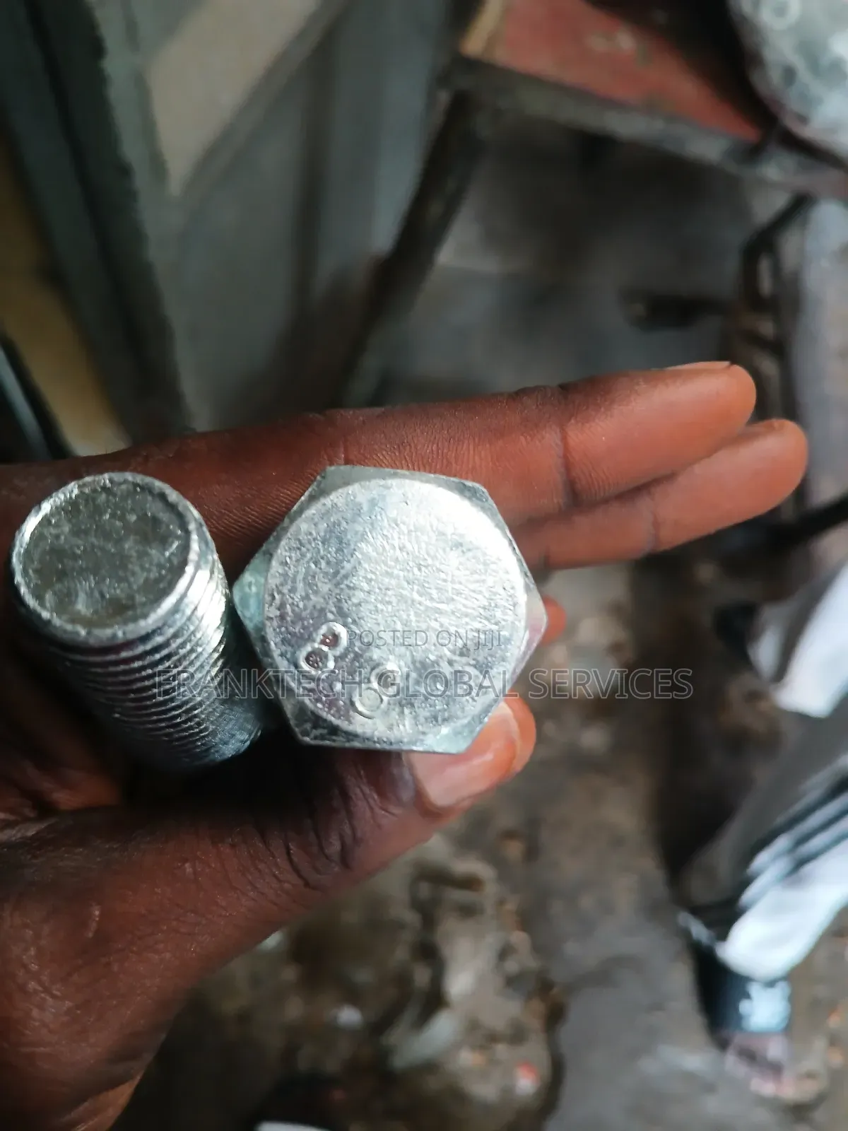 Steel Bolts With Nuts M20×80mm