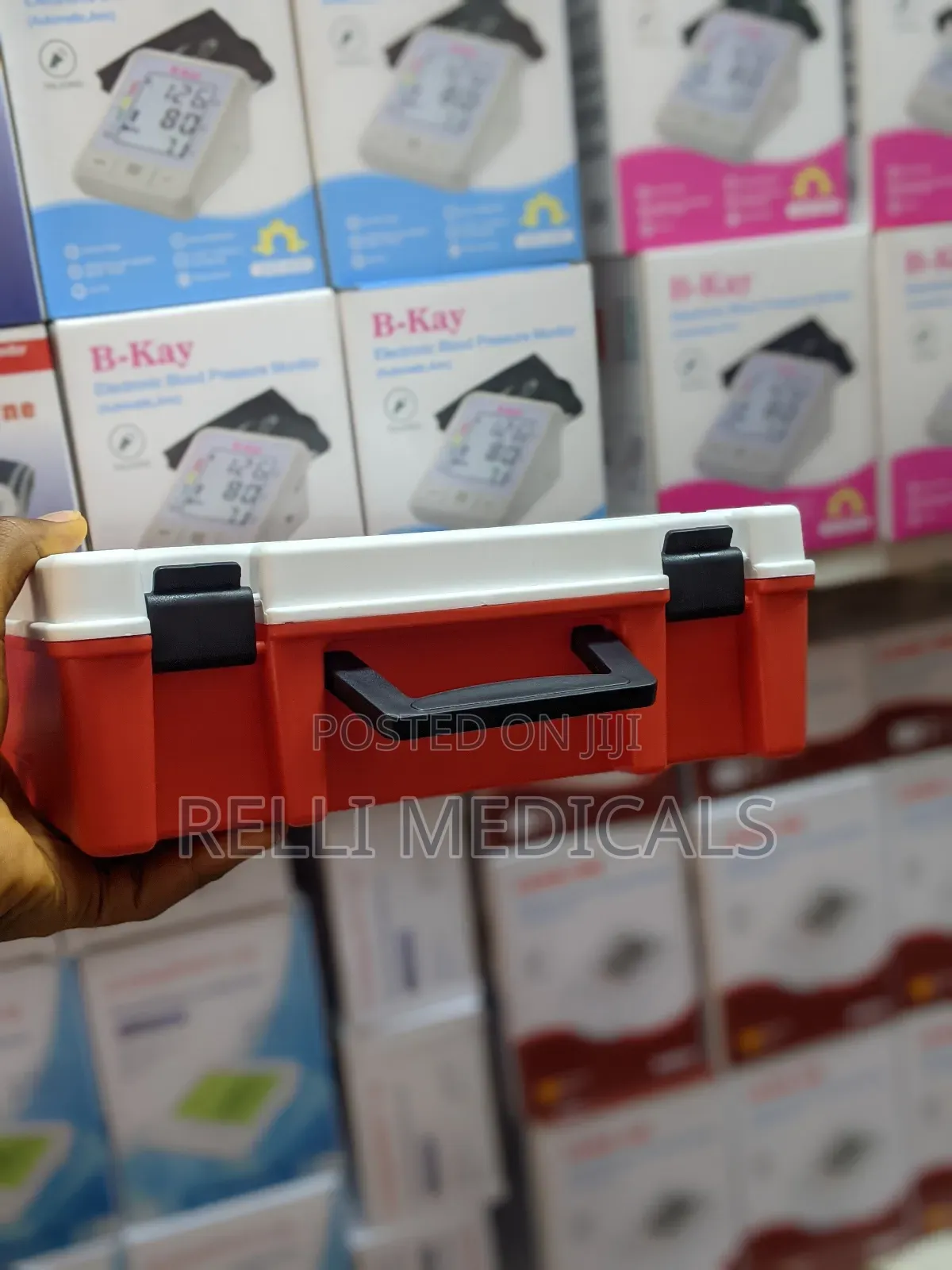 Plastic/Metal Fully Kitted First Aid Box