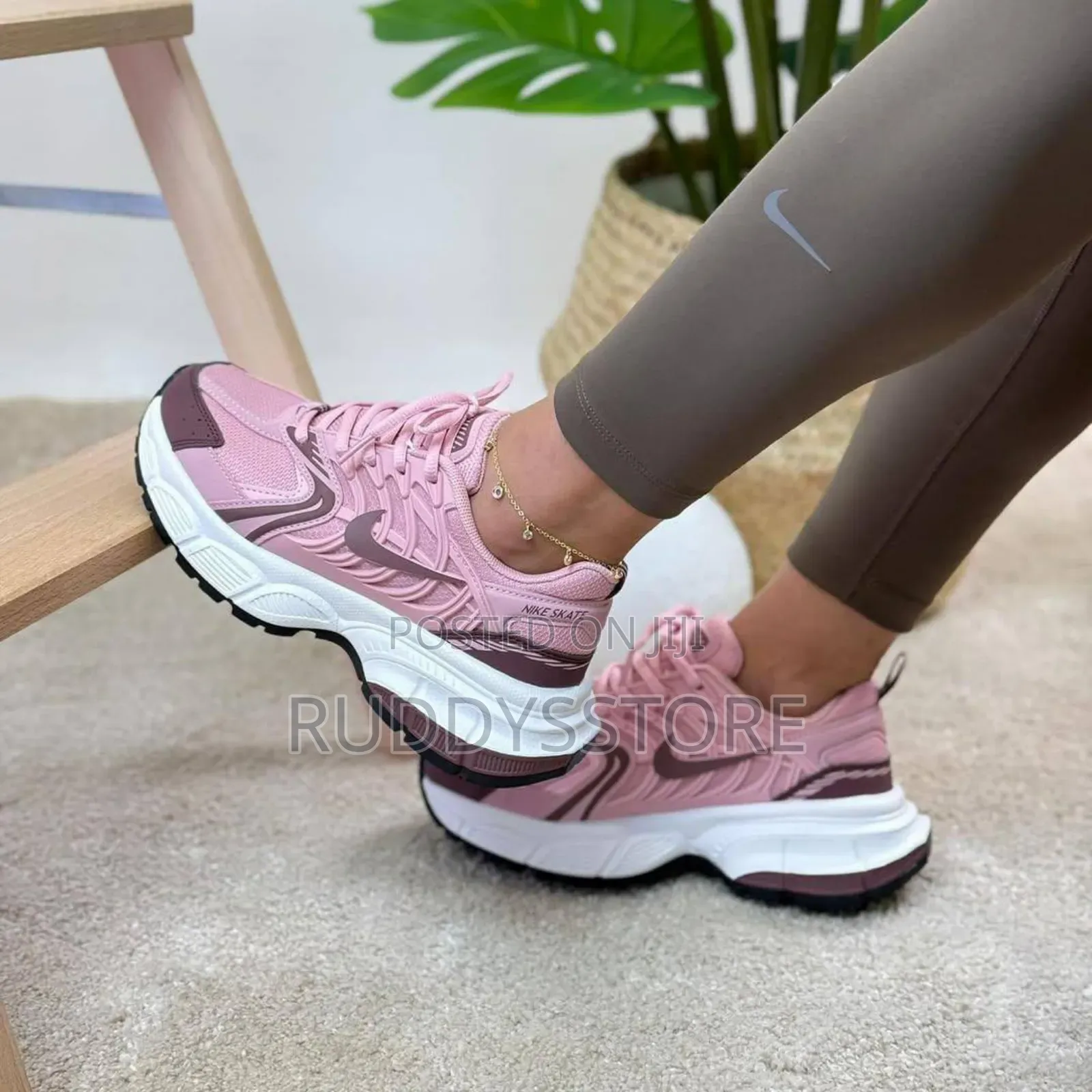 Nike Pink Sneakers | Comfortable Women’S Sport Casual Shoes