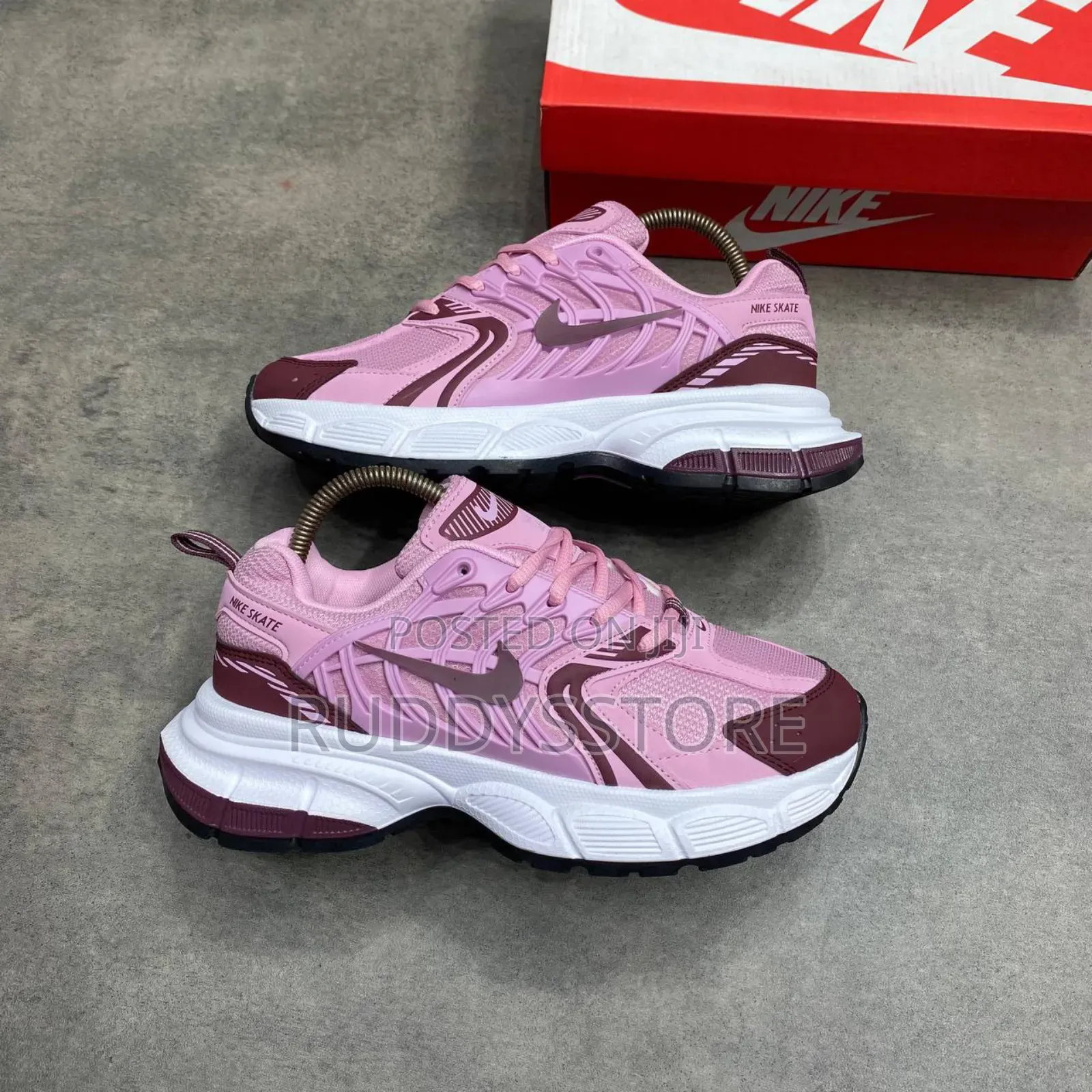 Nike Pink Sneakers | Comfortable Women’S Sport Casual Shoes
