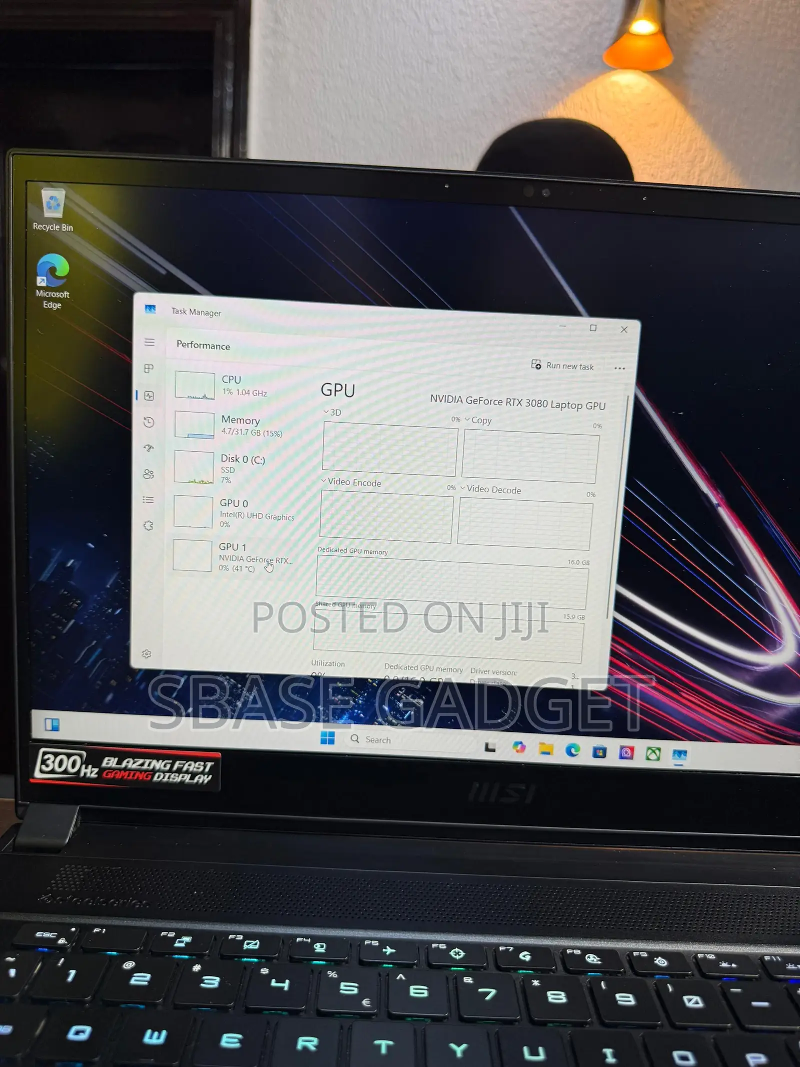 Laptop MSI GS66 Stealth 10SGS 32GB Nvidia SSD 1T