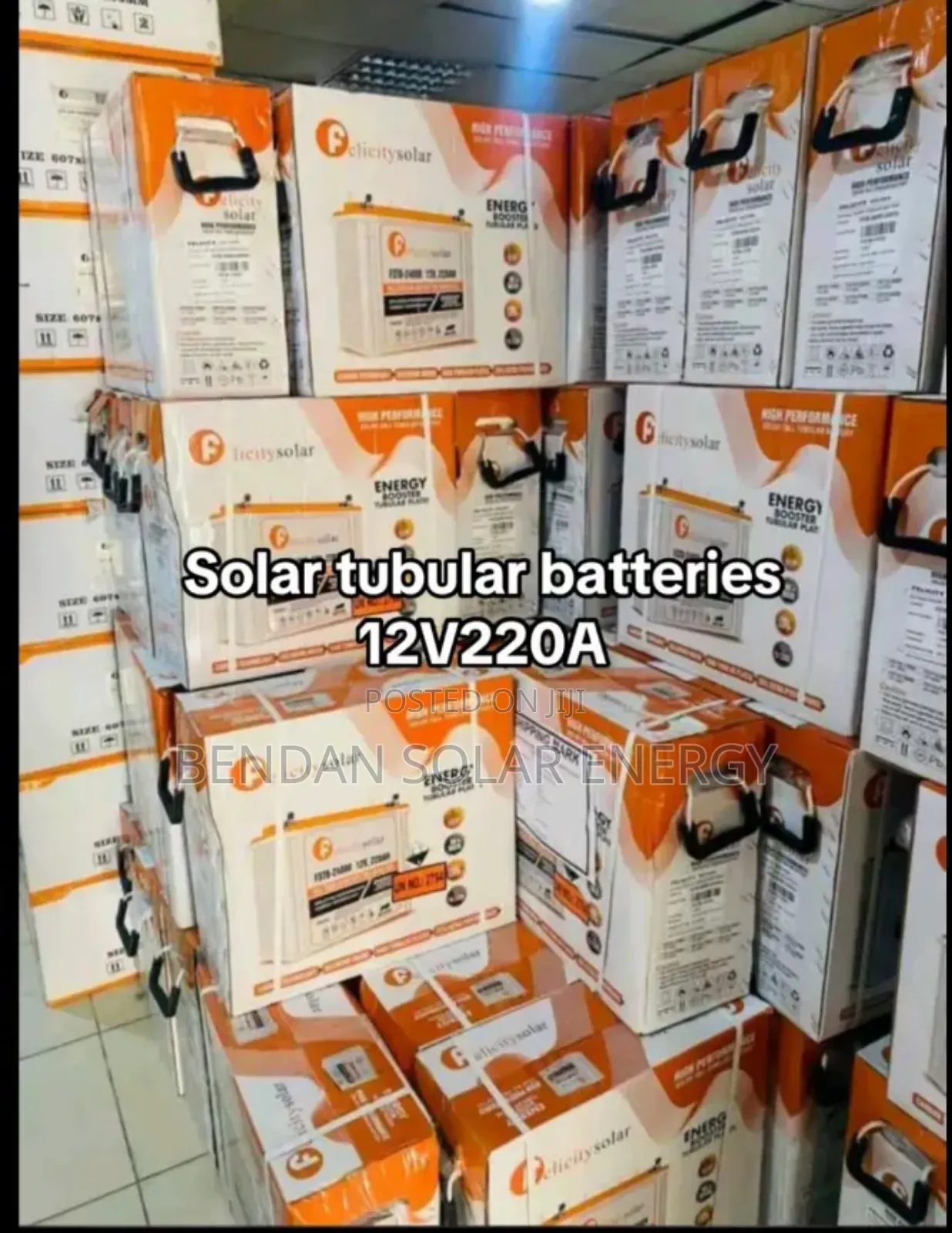 220ah Felicity Tall Tubular Battery – Durable Long Backup