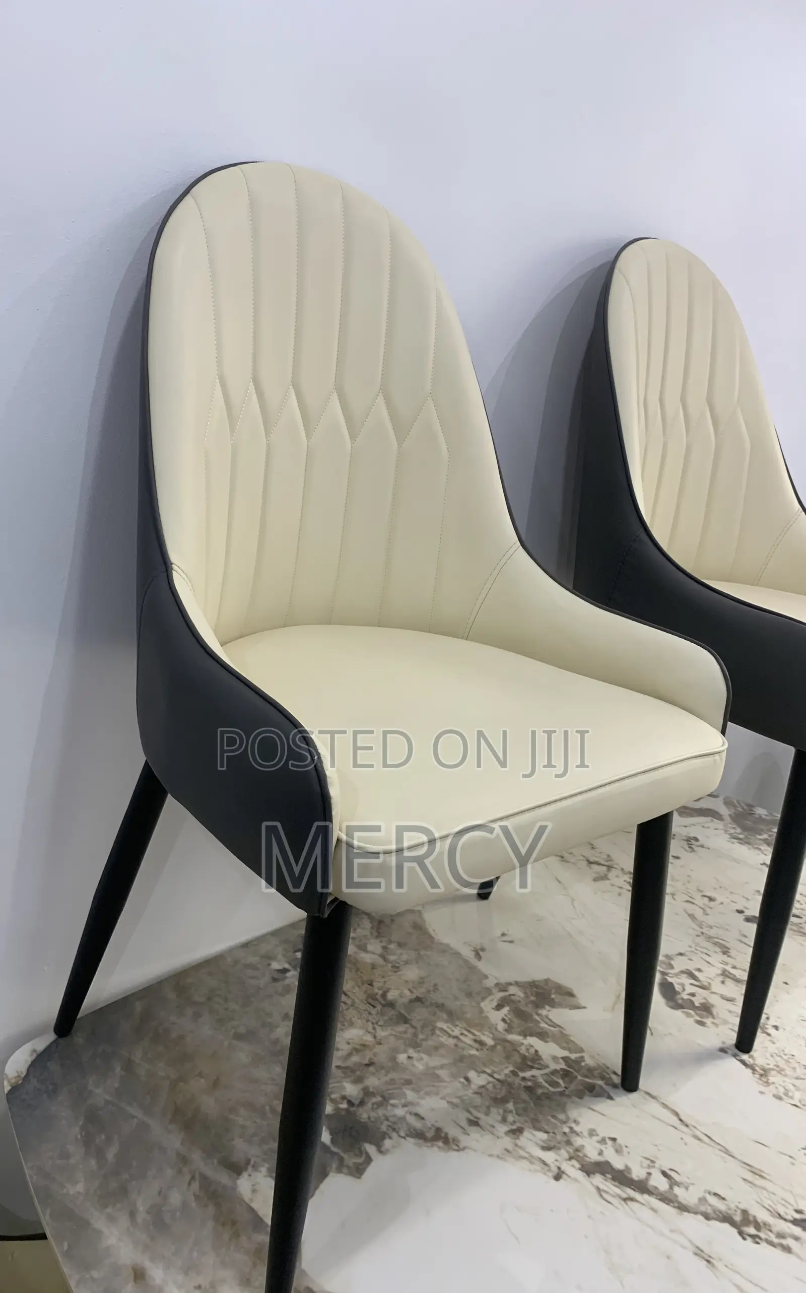 Durable Dining Chair With Iron Legs