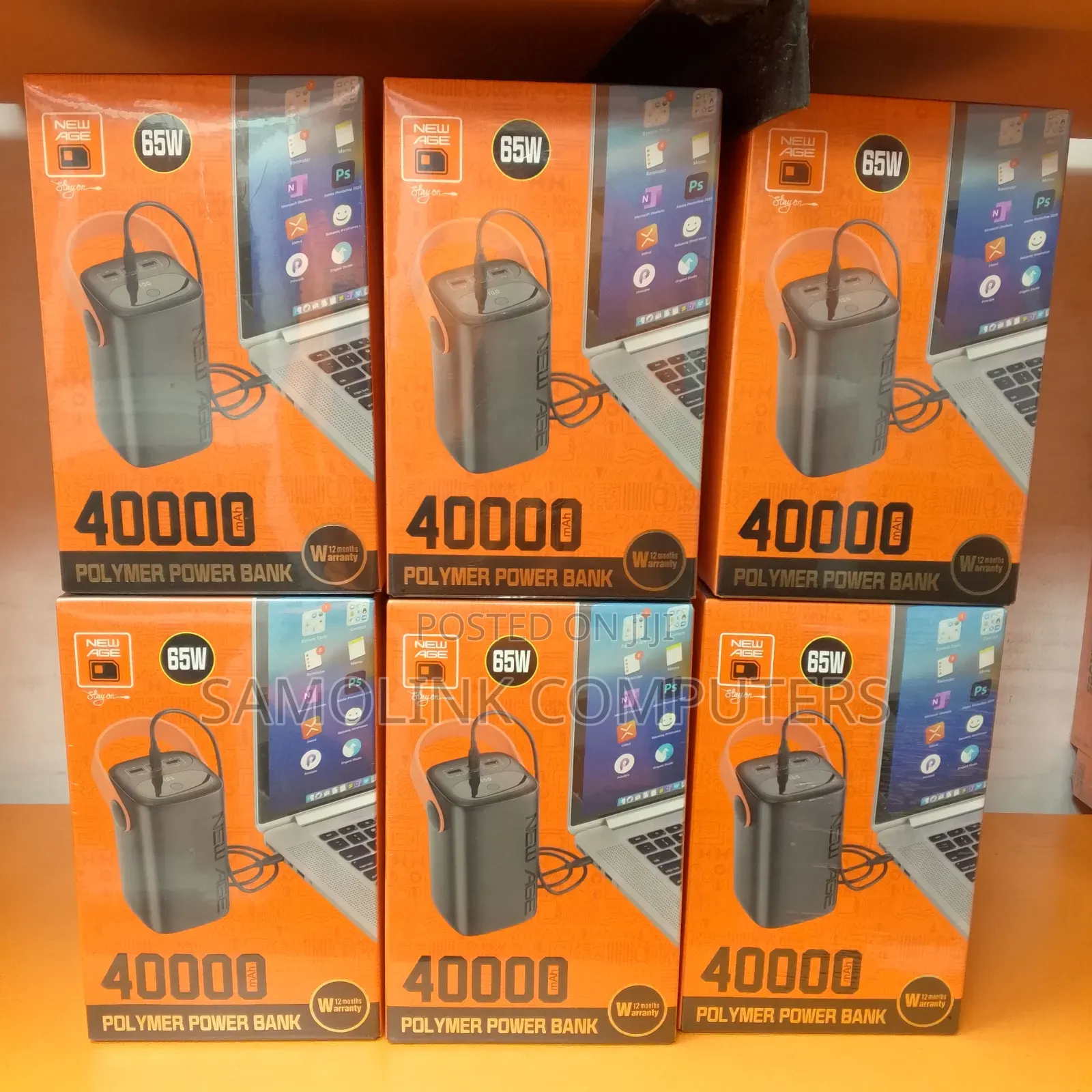 New Age 40,000mah Laptop Power Bank