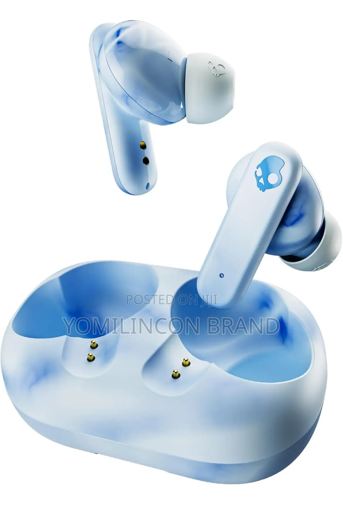 Skullcandy Ecobuds in-Ear Wireless Earbuds, 8 Hr Battery, Battery-Free