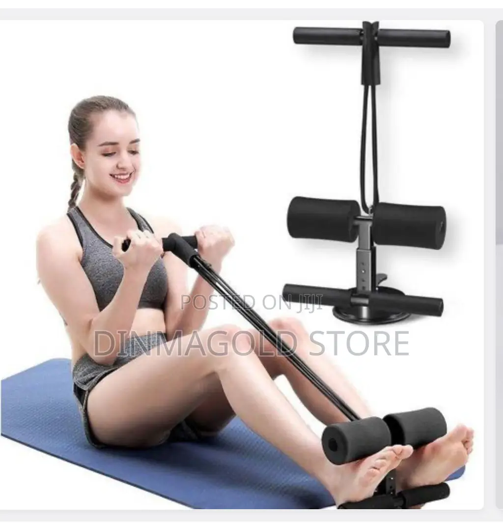Sit Up Bar With Rope for Exercise Strong Suction Base