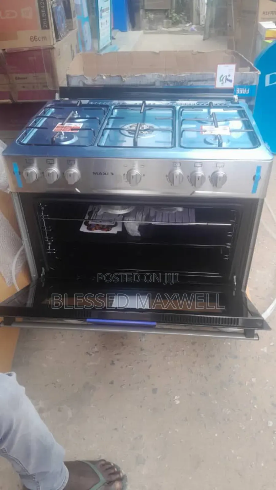 Max Gas Cooker 6090 5 Burner Gas