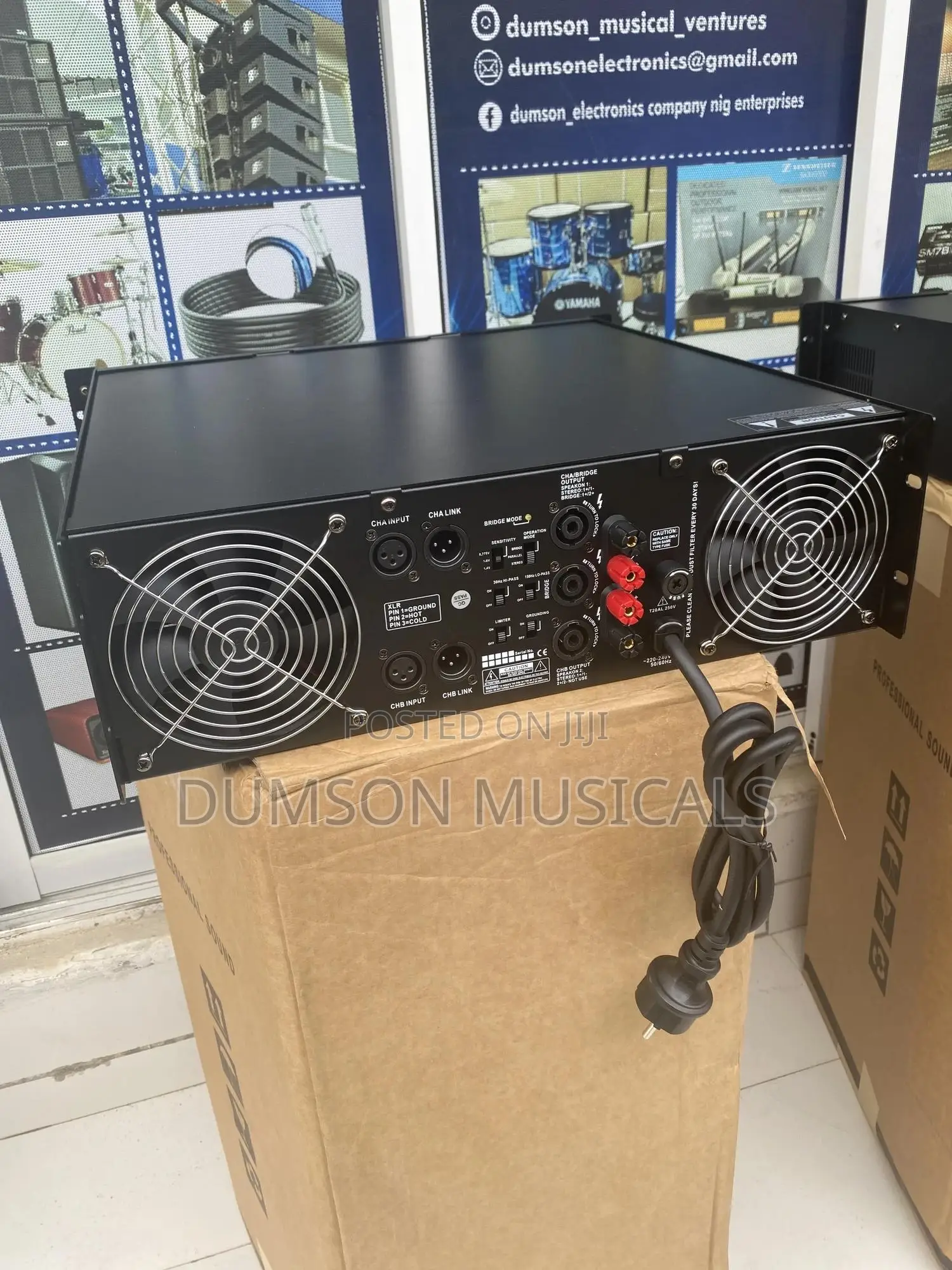 JBL Powered Amplifier 5000watts Heavy Duty Poweramp