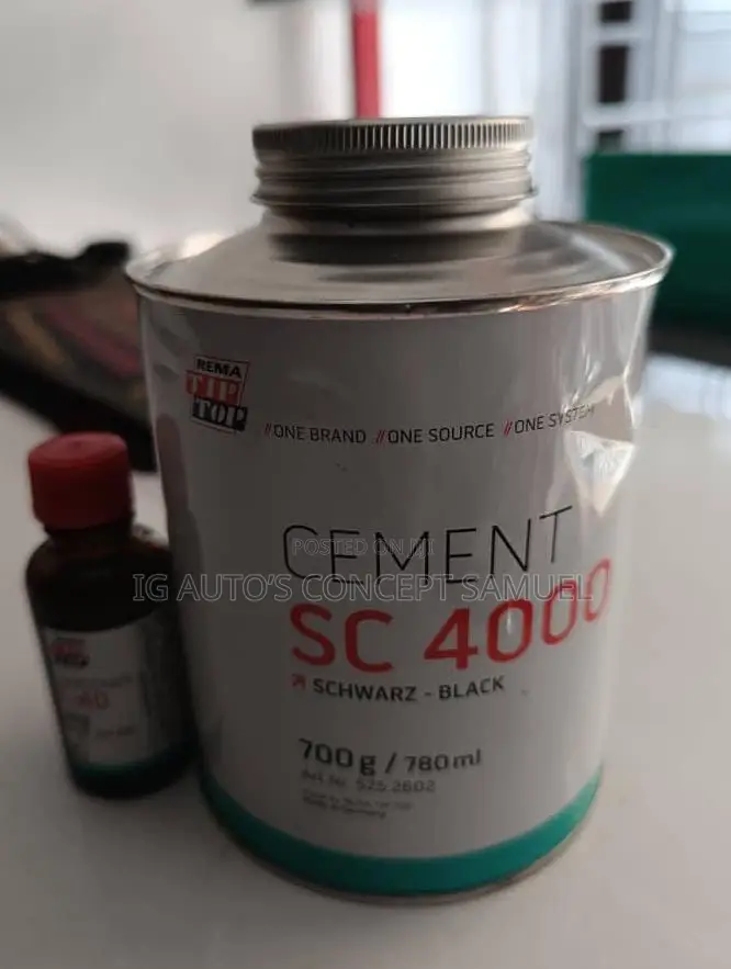 Sc4000 Cement Schwarz Black 7000g/780ml