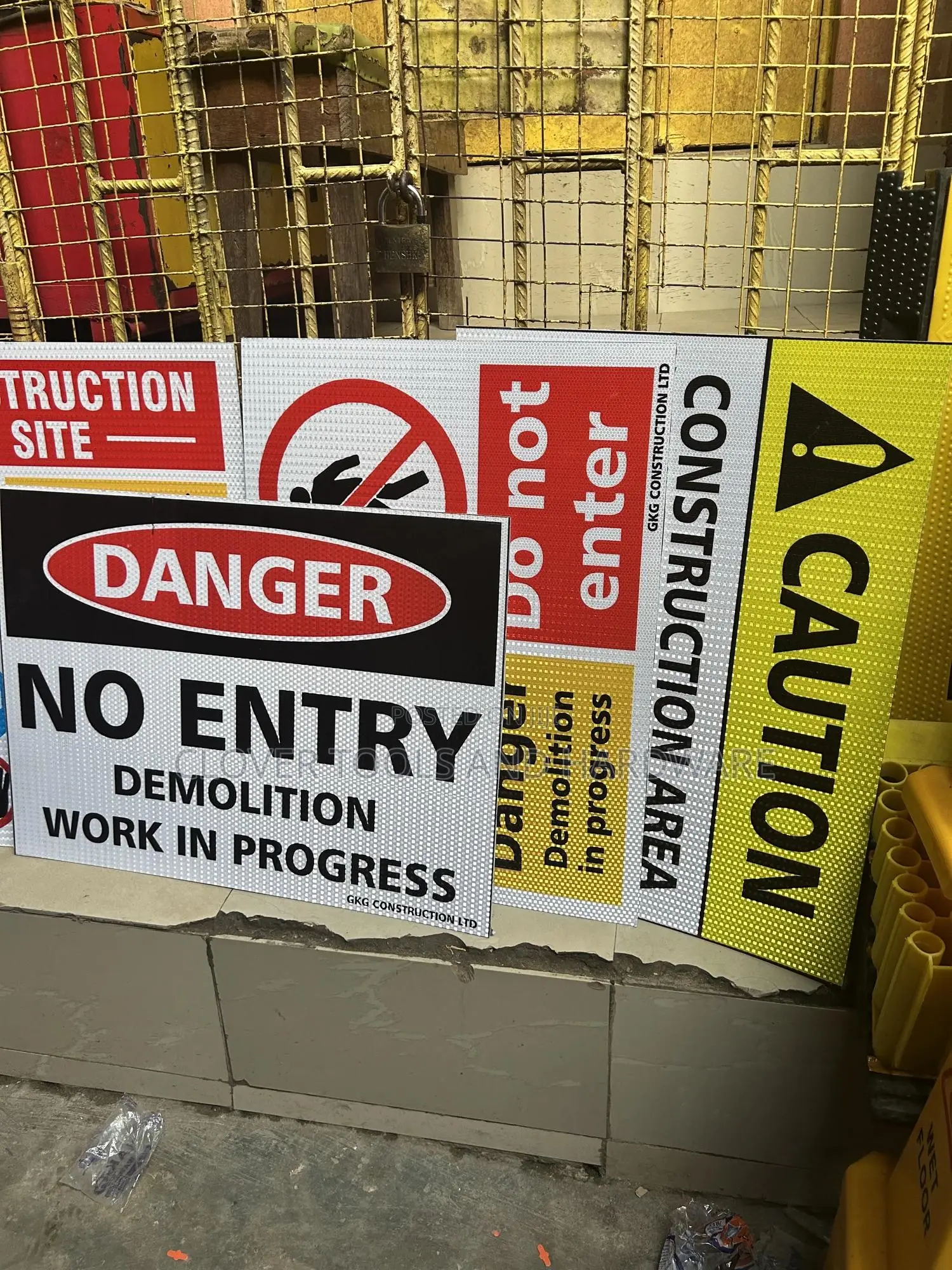 Construction Site Safety Signs Large Sizes
