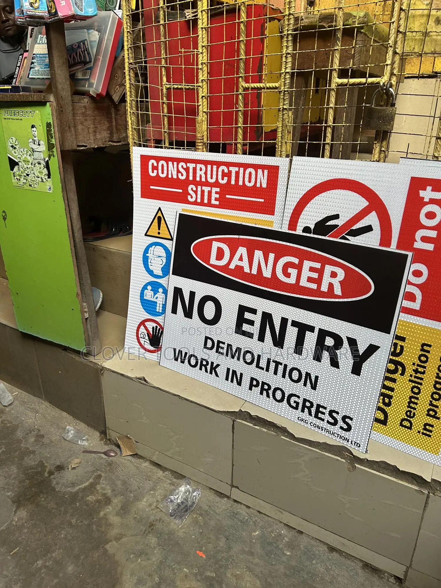 Construction Site Safety Signs Large Sizes
