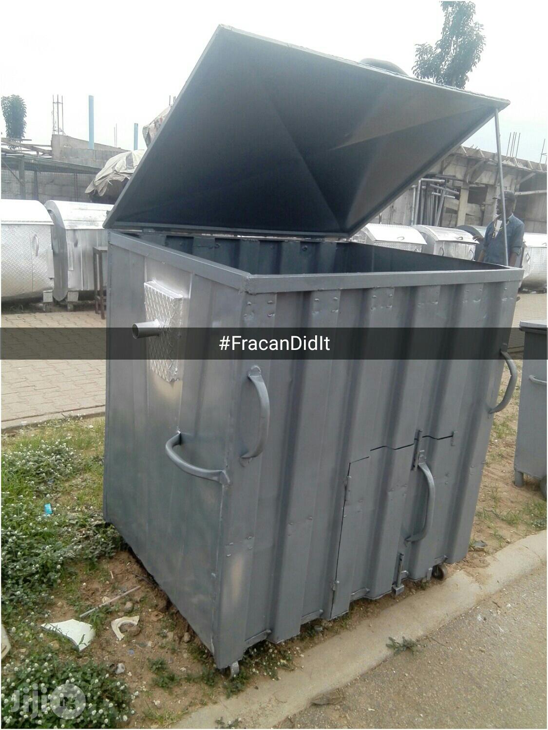 Industrial Rugged 2400l Waste Bin. Proudly Made in Nigeria