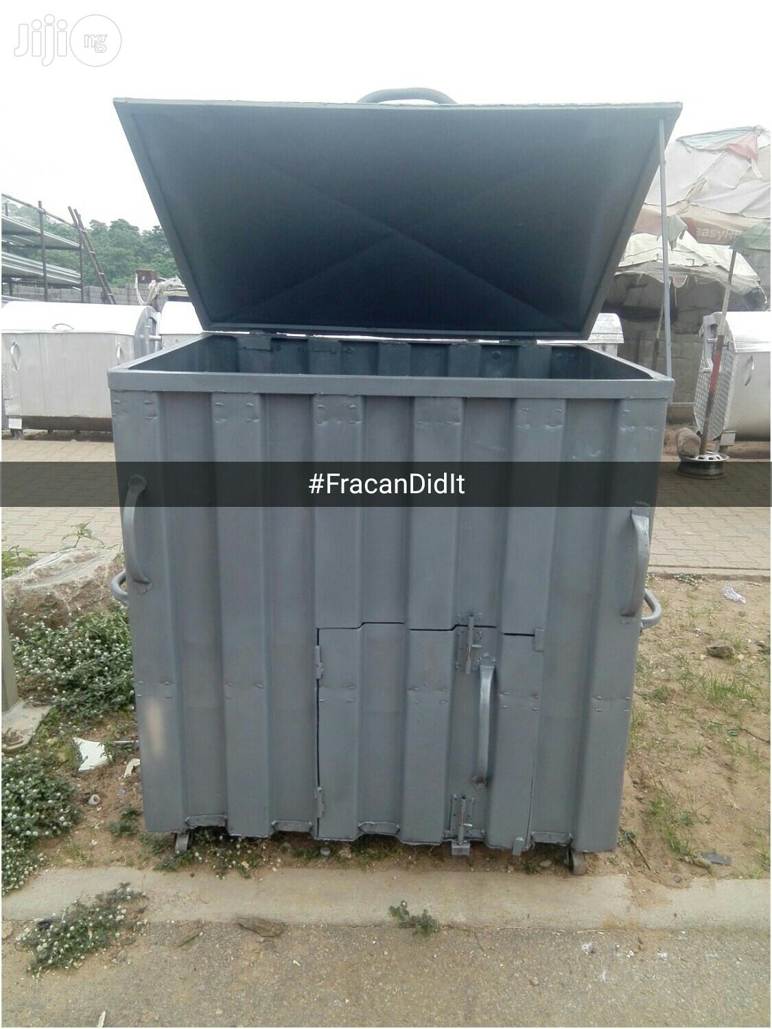 Industrial Rugged 2400l Waste Bin. Proudly Made in Nigeria