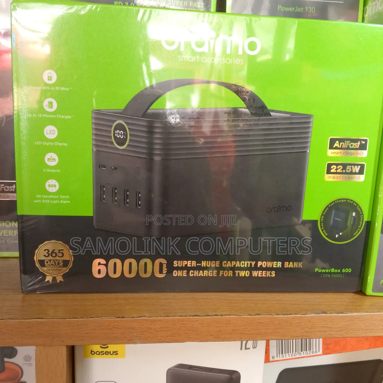 Oraimo 60,000mah Power Bank