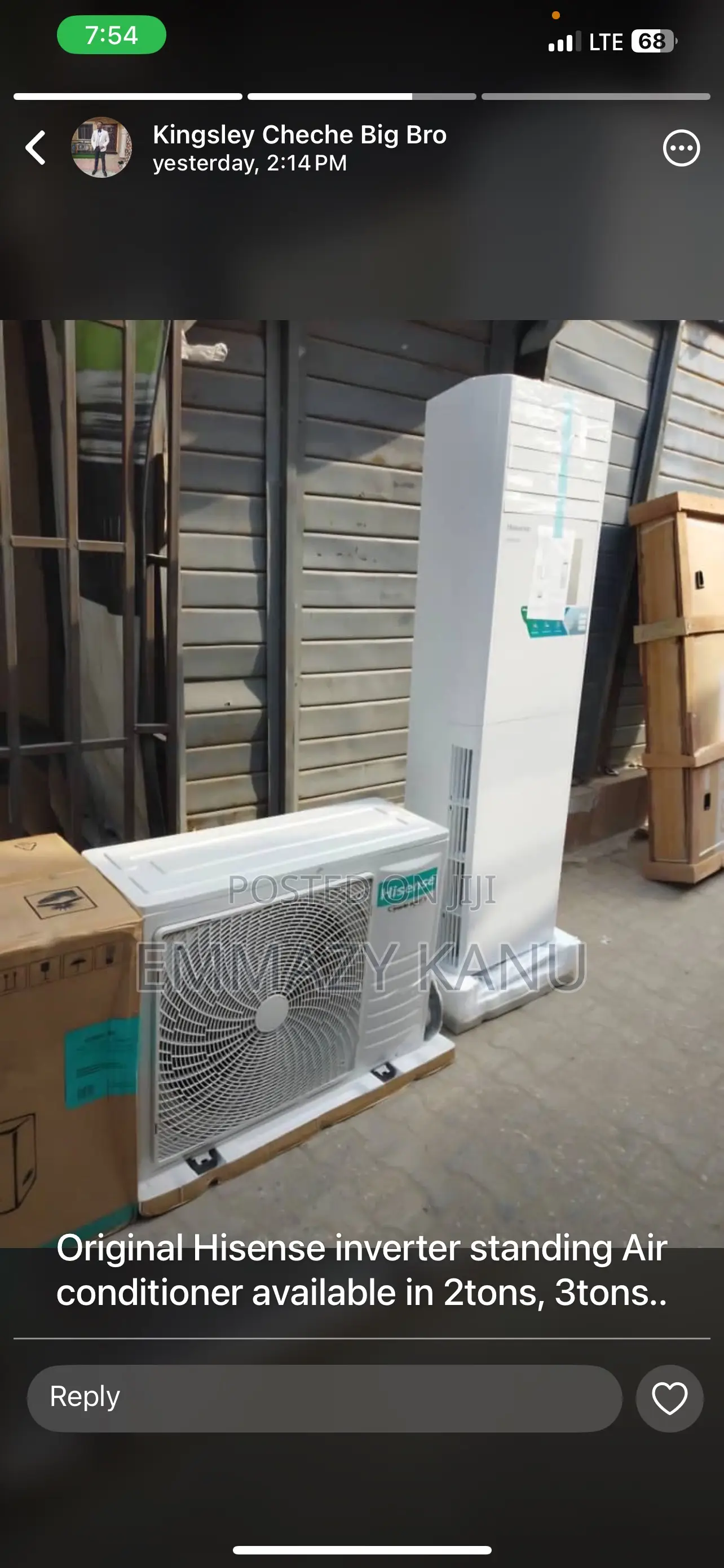 Hisense Brand New Standing Ac