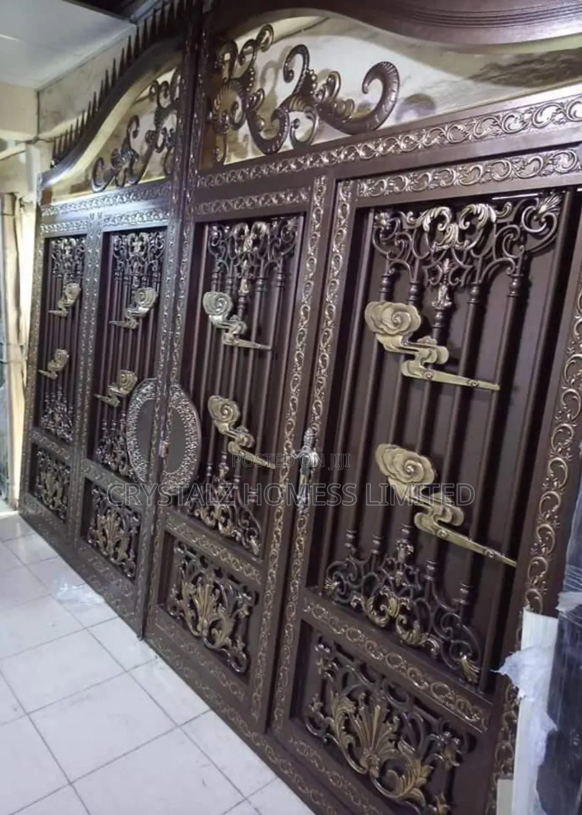 ( Luxury Gate ) Copper Steel Gate