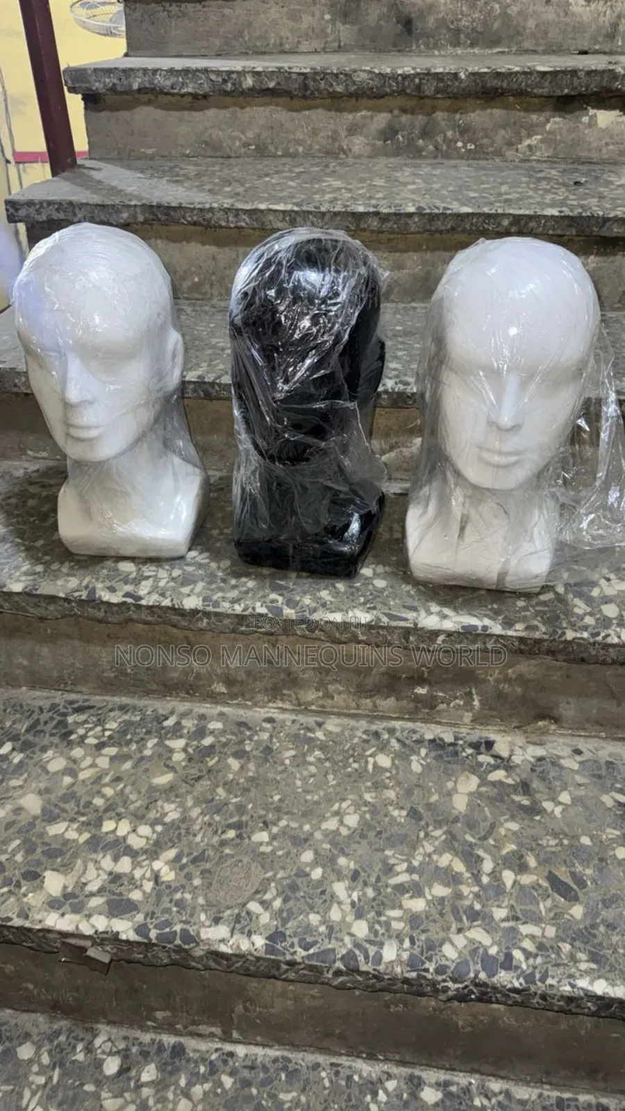Male Head For Displaying Caps And Hats