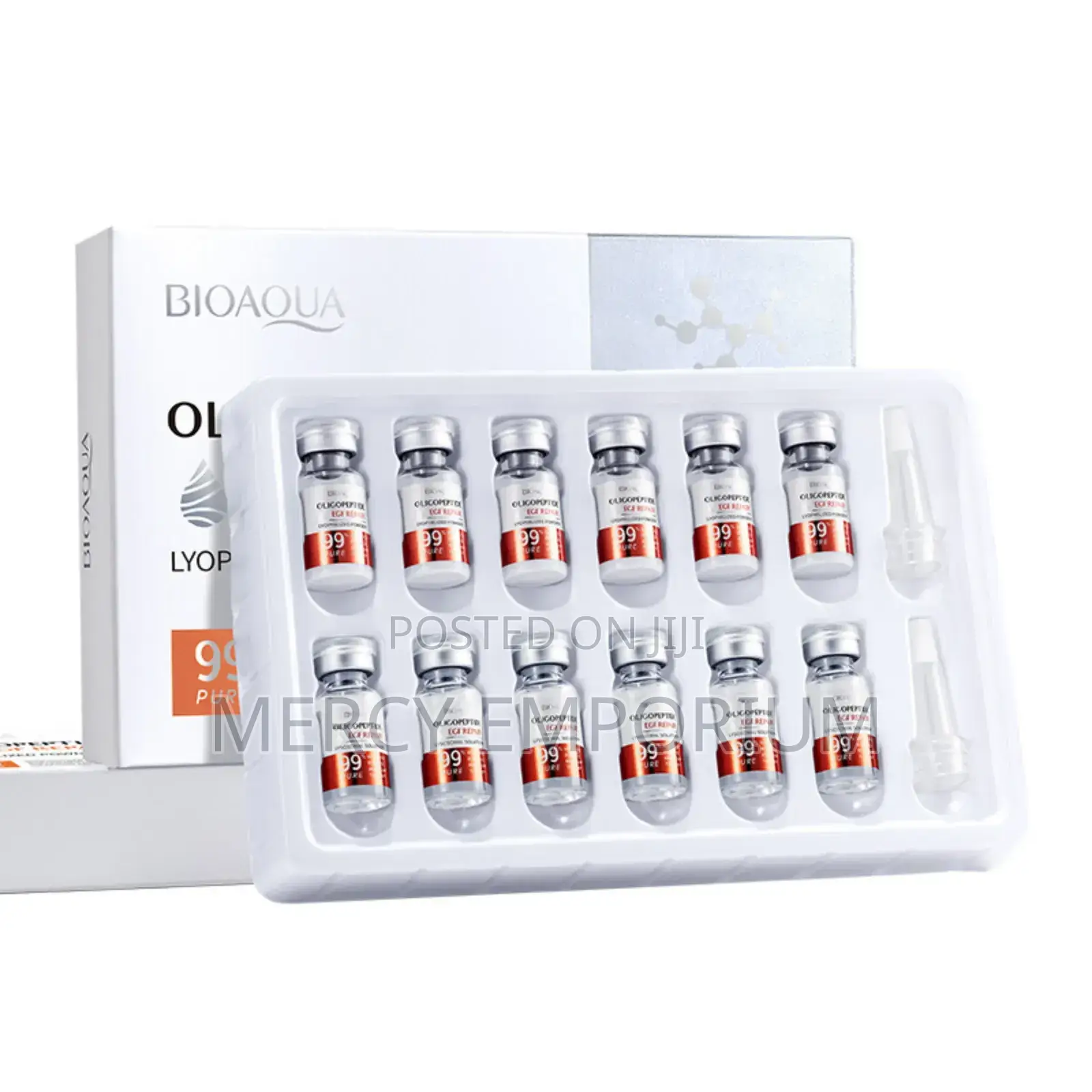 Microneedling Egf Oligopeptide Stem Cell Serum Brighten, Repair Skin