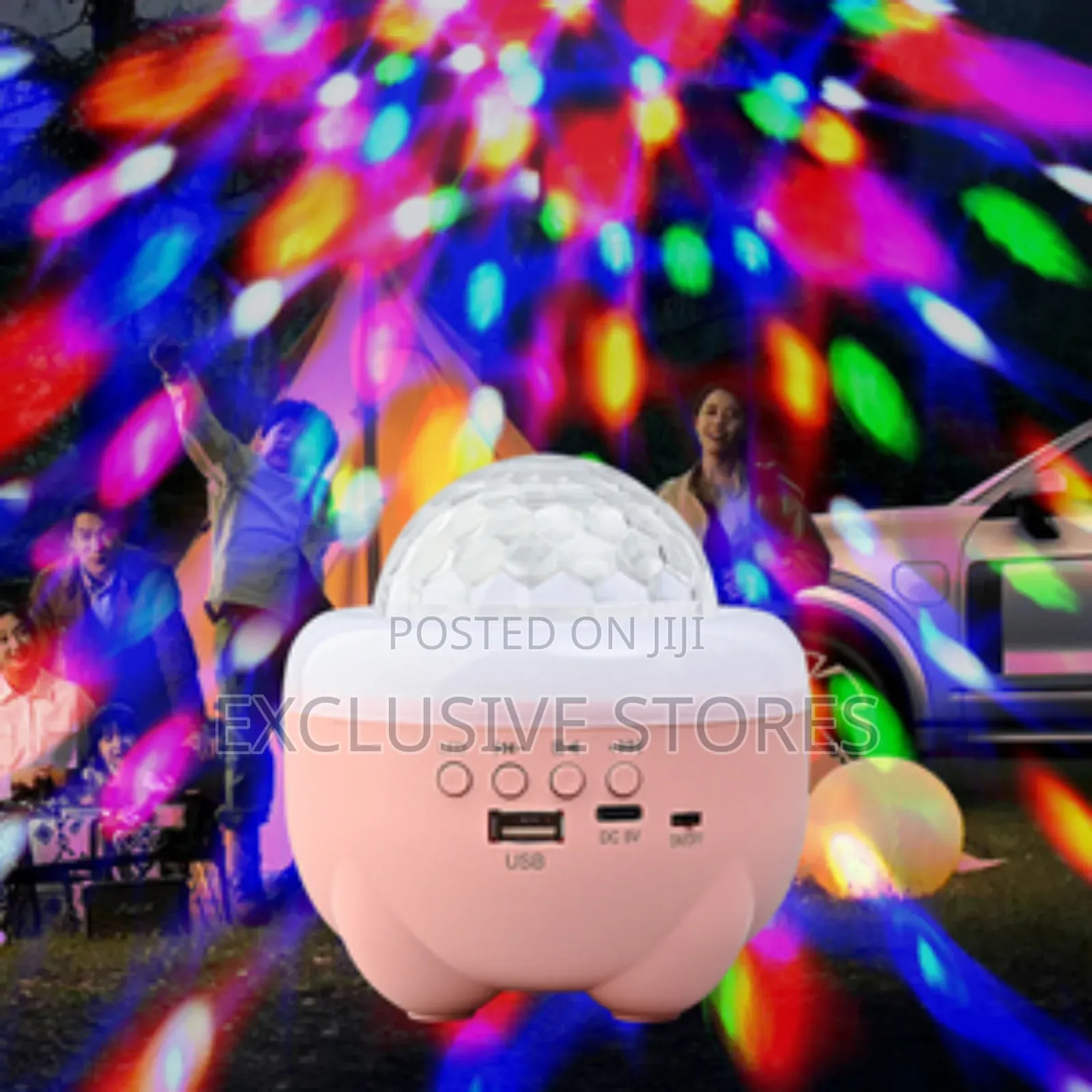 Bluetooth Speaker With Starry Projector Light