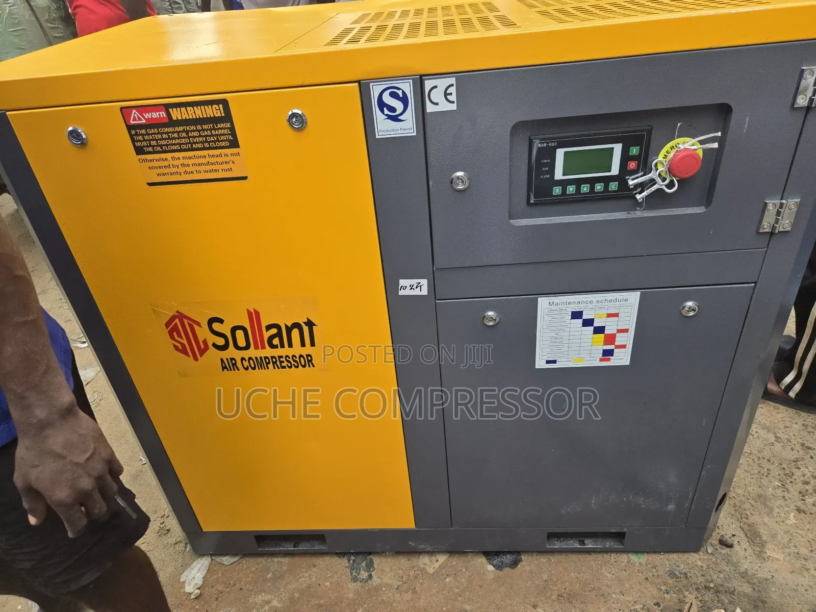 Screw Air Compressor 30hp 22kw 10bar